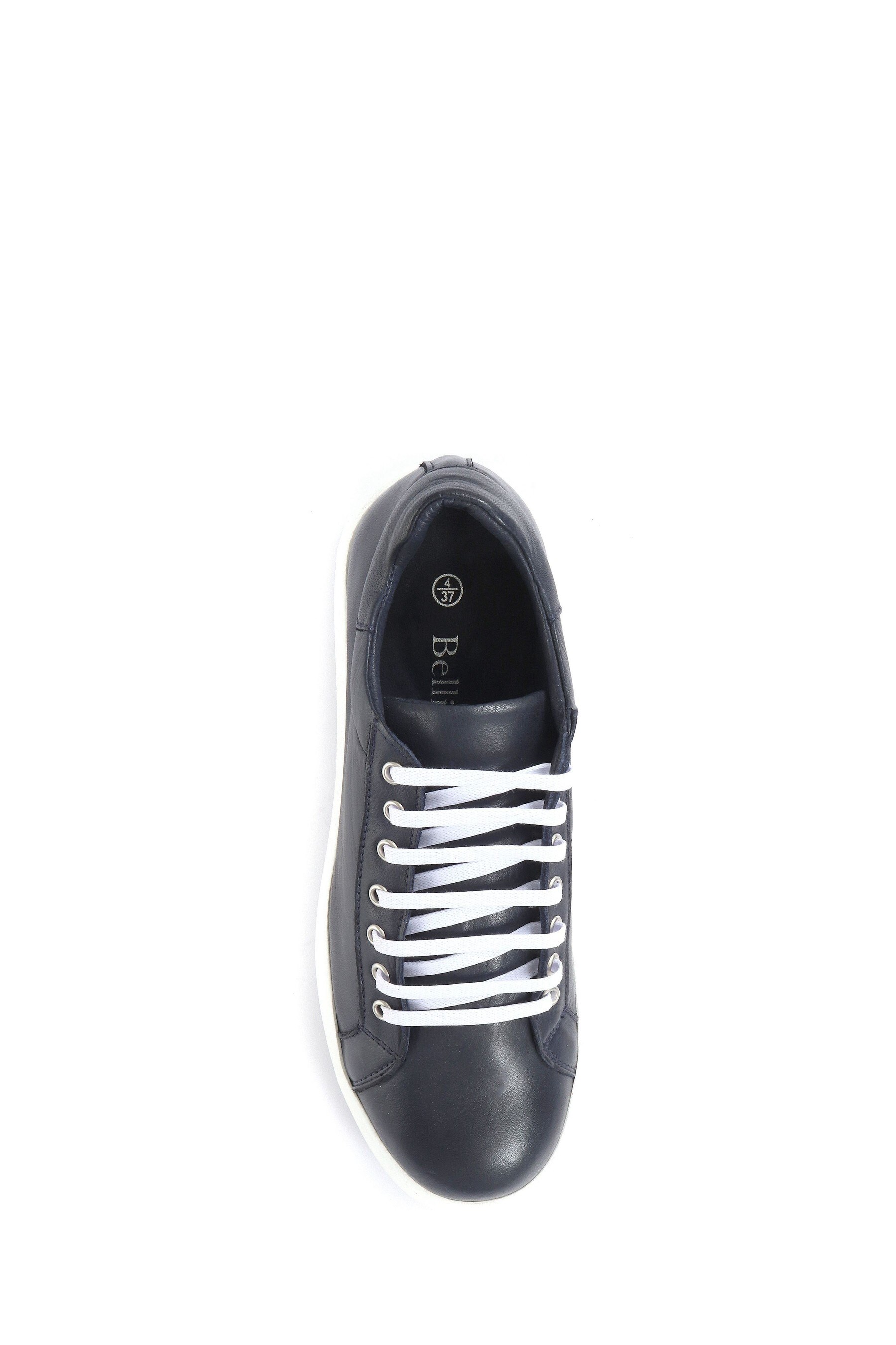 bellissimo leather lace up with side zip