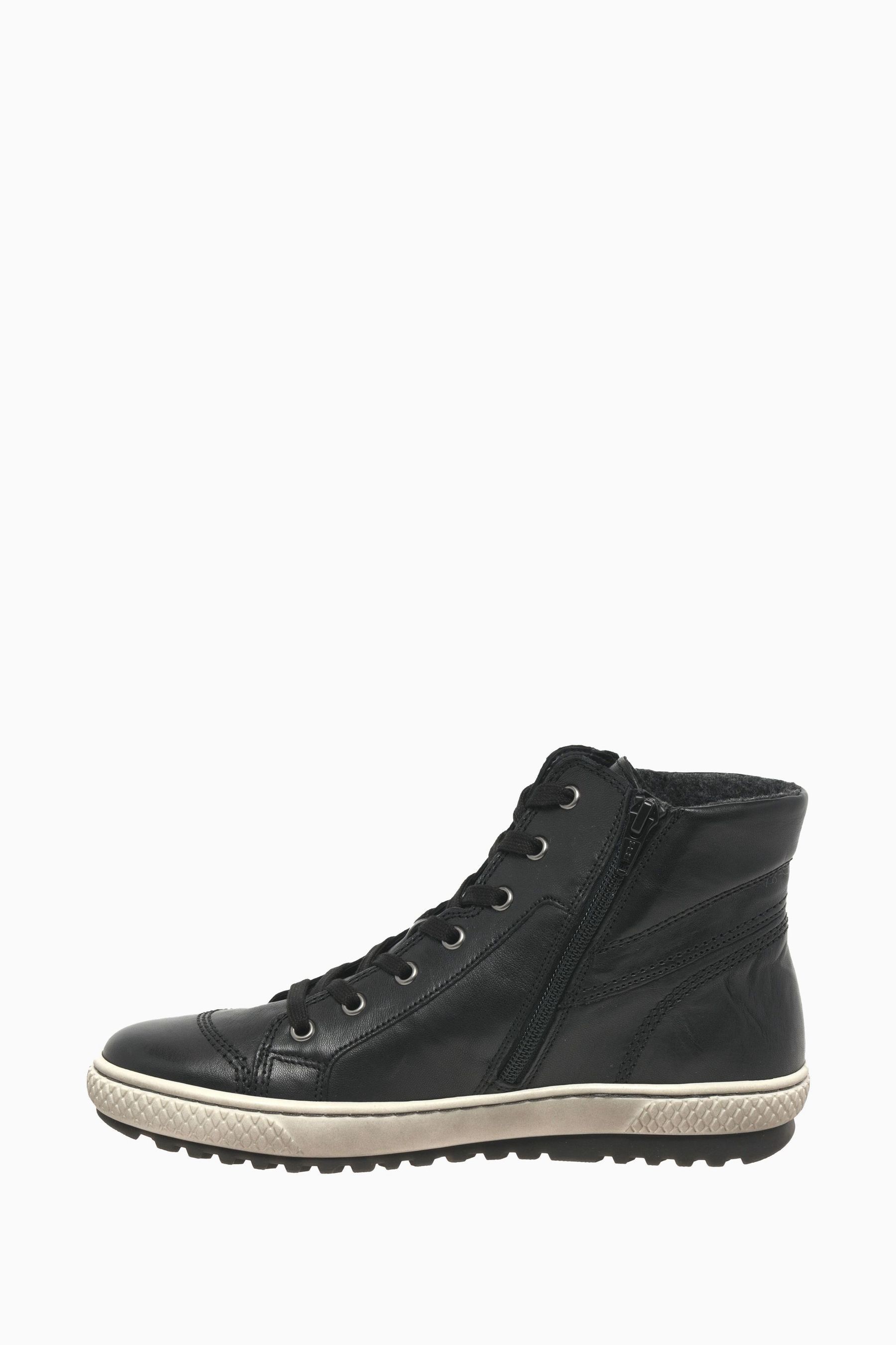 Buy Gabor Bulner Black Leather Casual Ankle Boots from the Next UK online shop