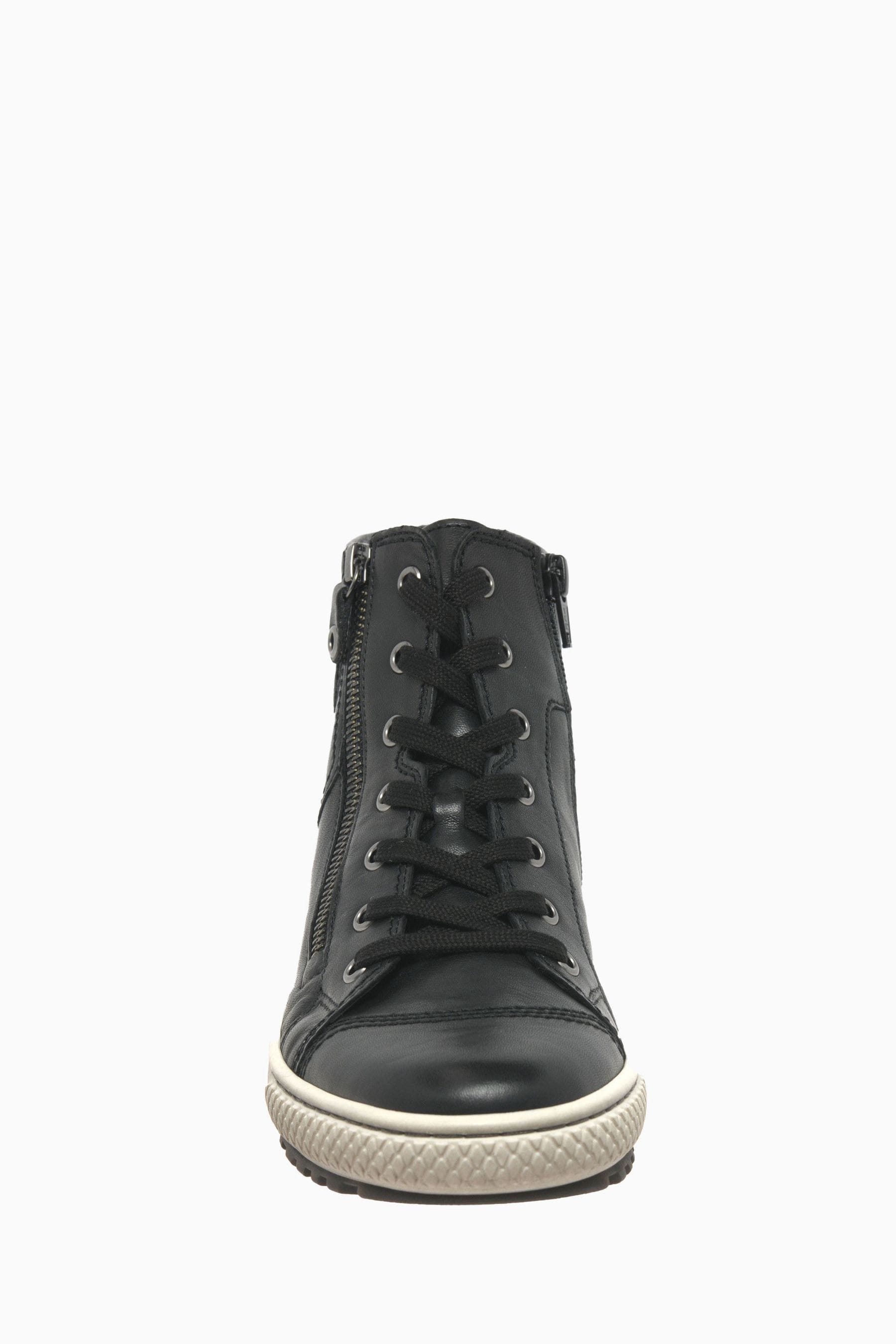 Gabor Bulner Modern Hi Top Trainer In Black | Fruugo UK