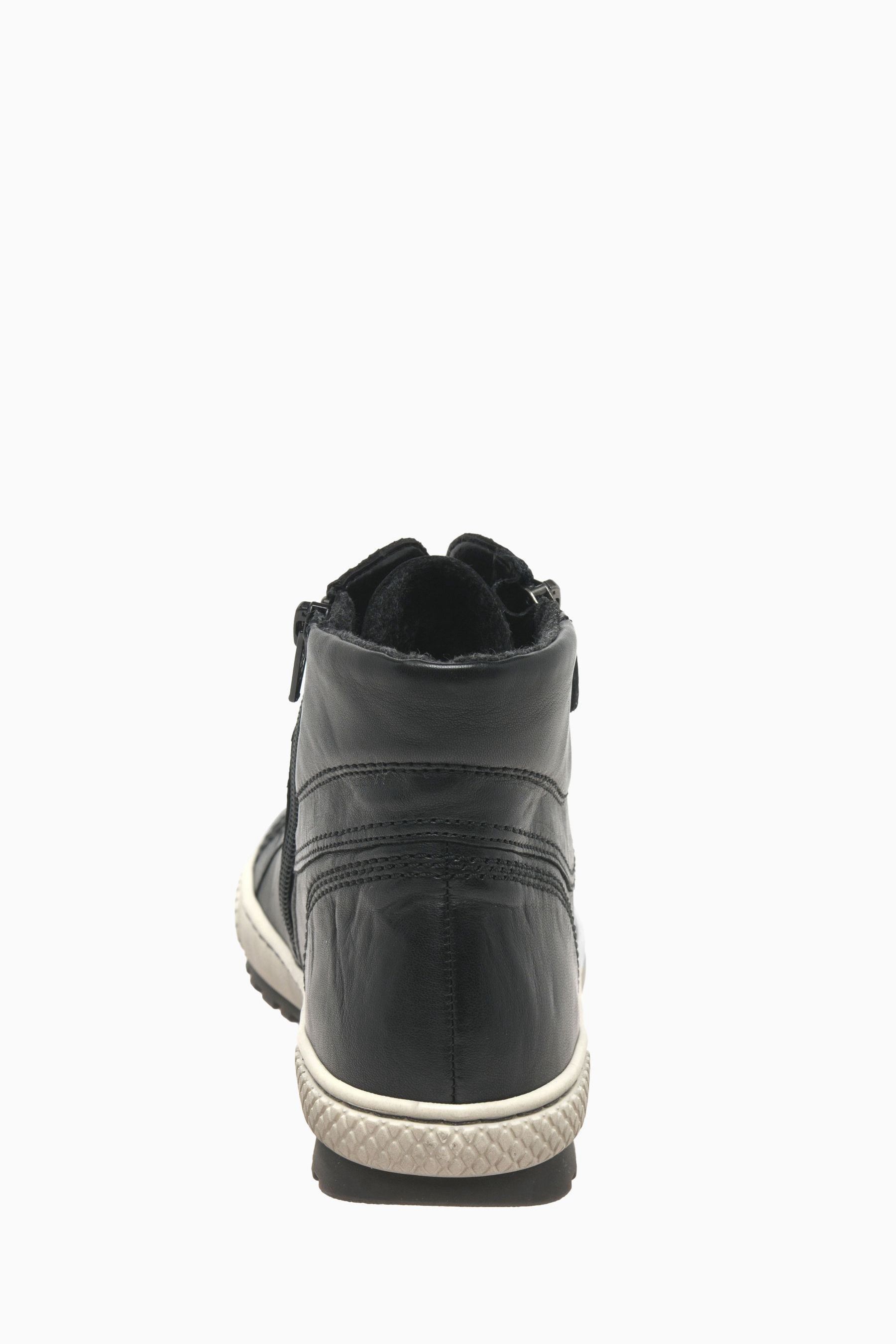 Buy Gabor Bulner Black Leather Casual Ankle Boots from the Next UK online shop