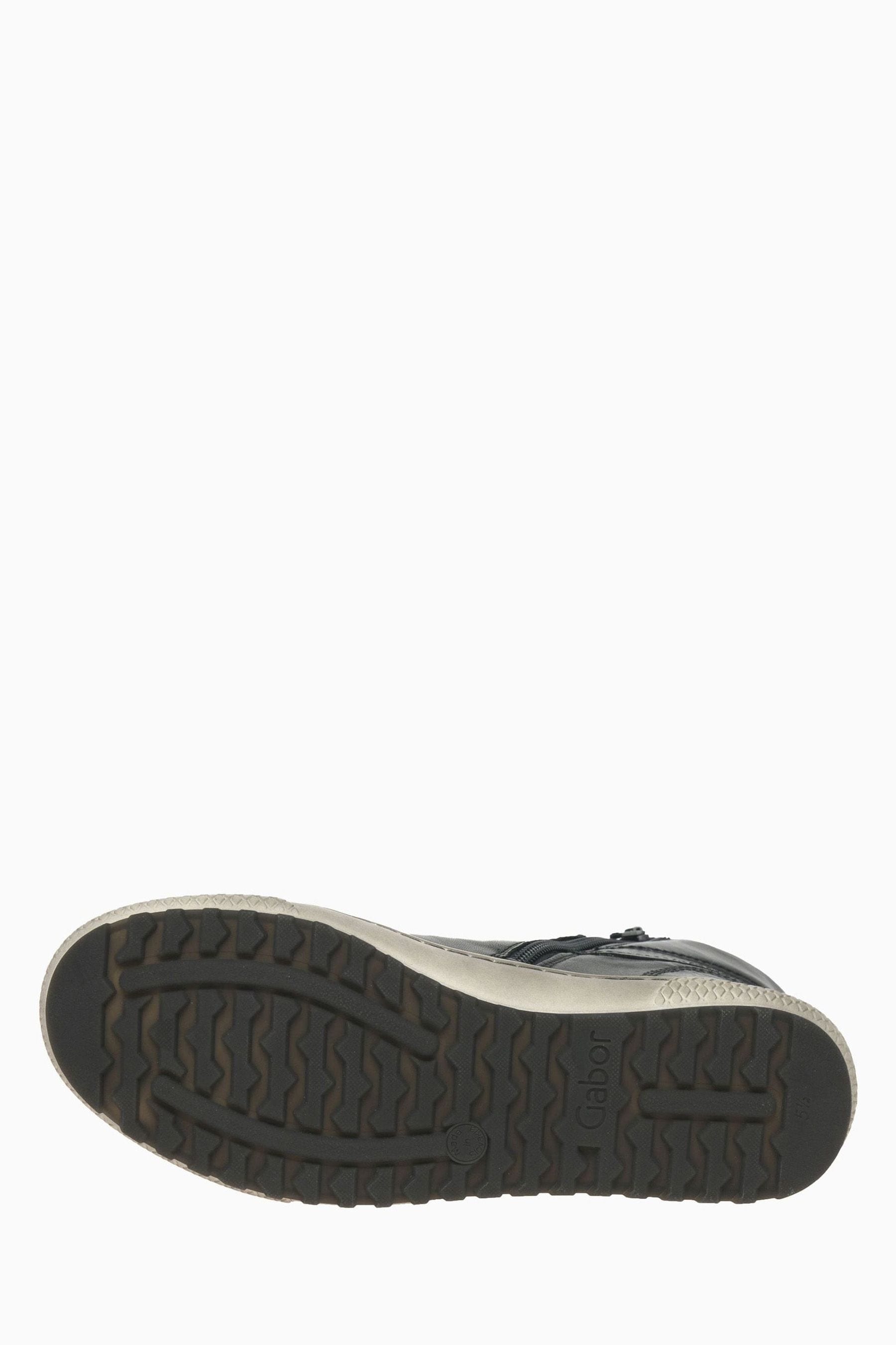 Buy Gabor Bulner Black Leather Casual Ankle Boots from the Next UK online shop