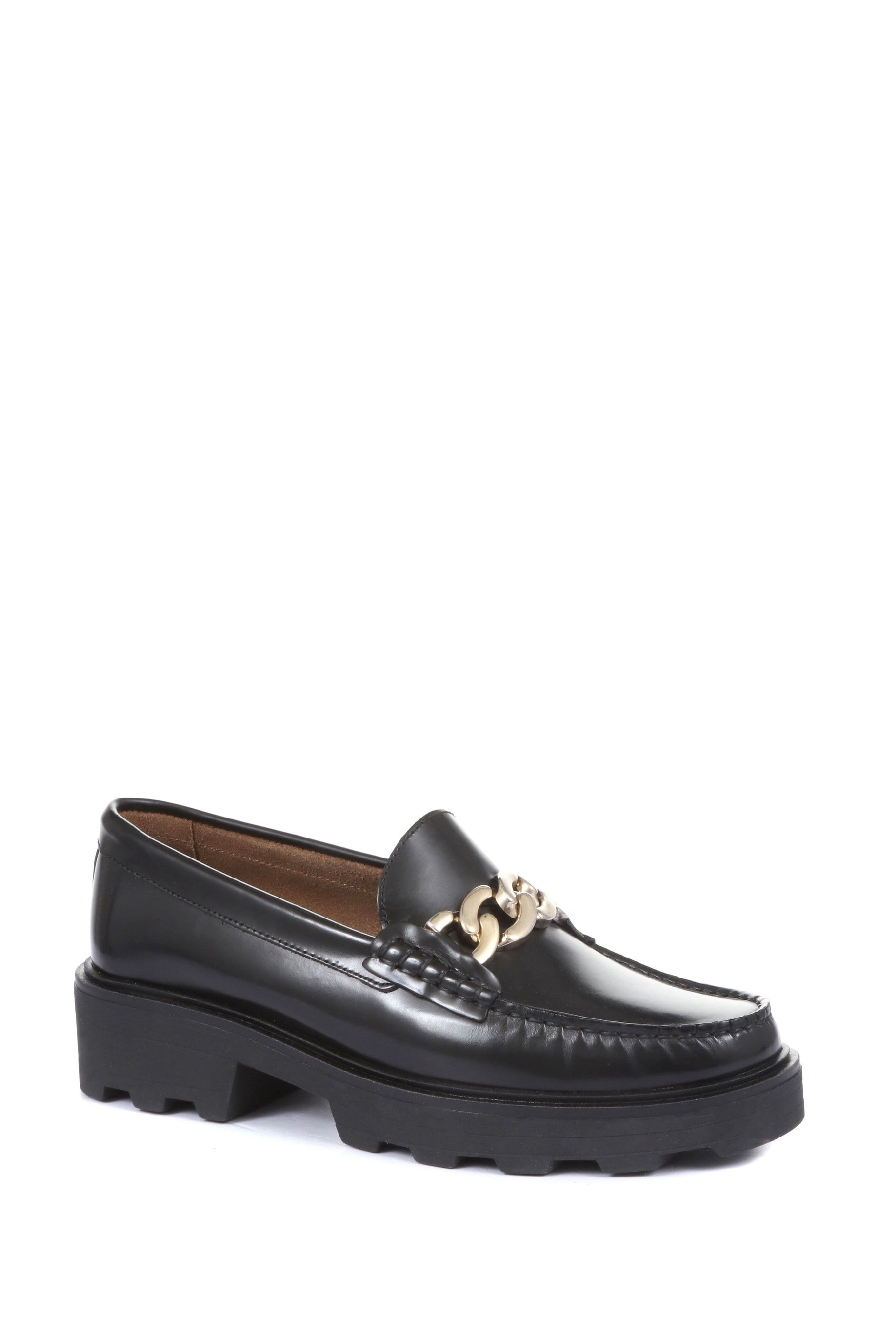black womens loafers