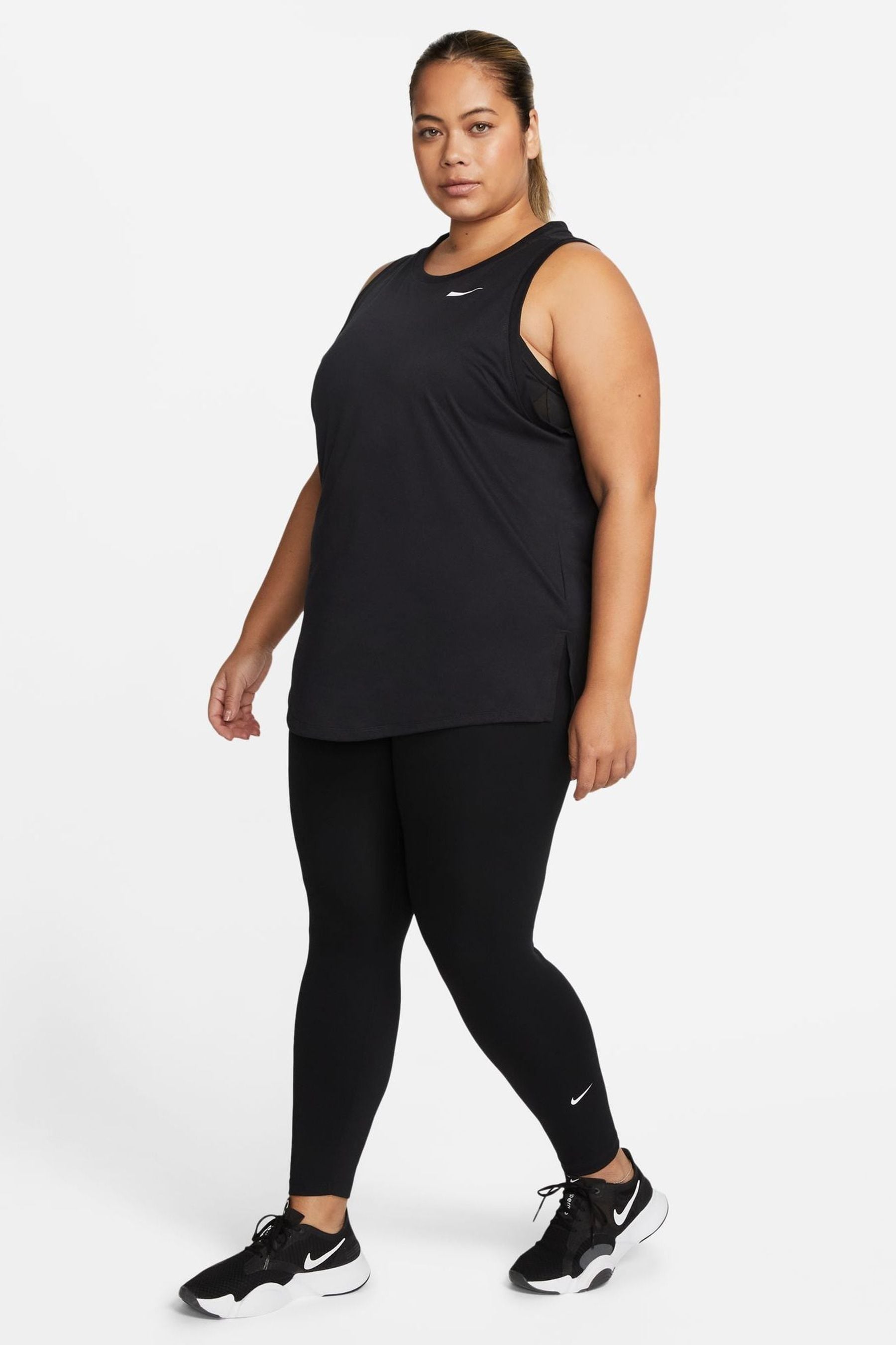 Buy Nike Black Curve One Dri FIT Womens High Rise Leggings from the