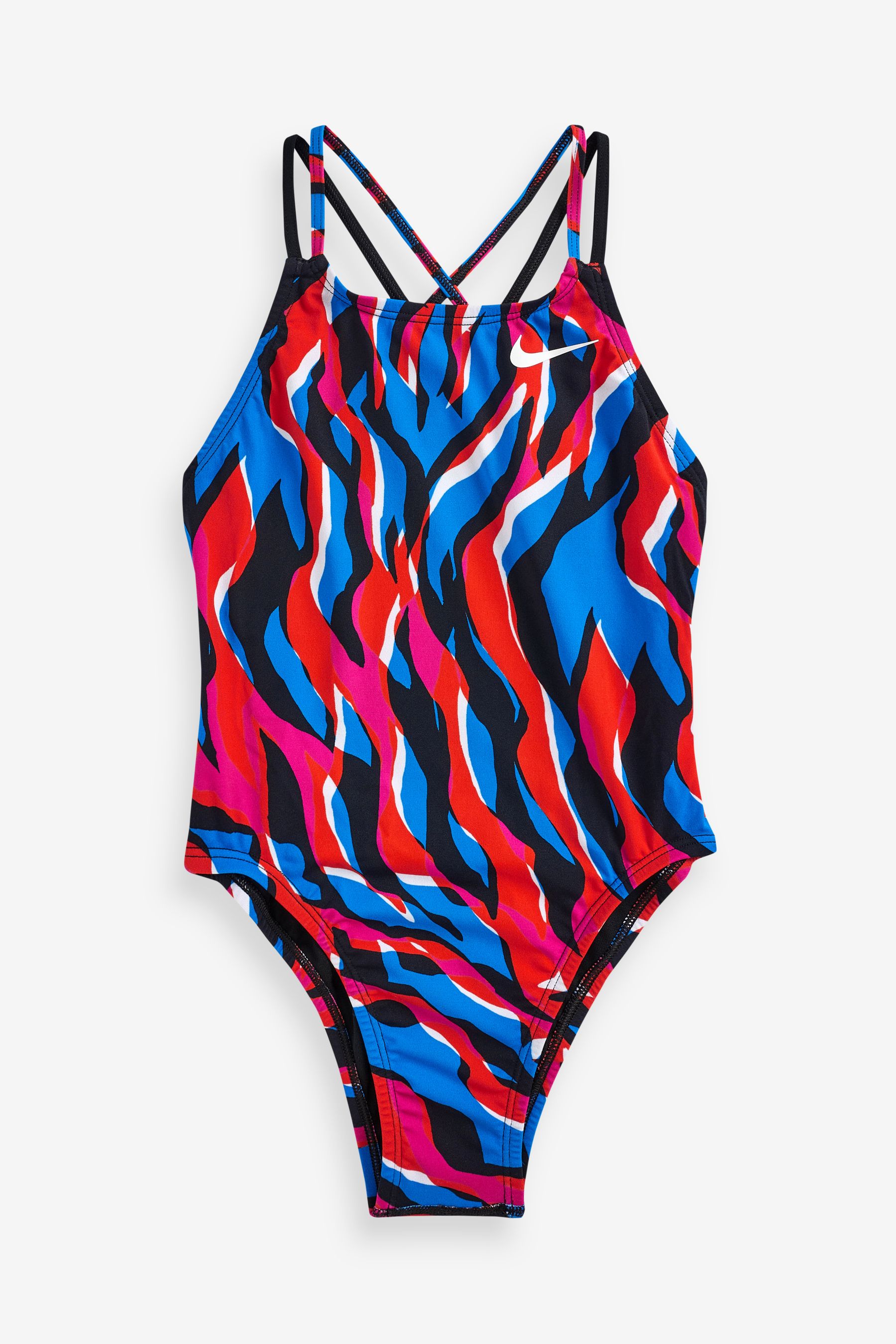 Buy Nike Hydrastrong Printed Spiderback Swimsuit from Next Ireland