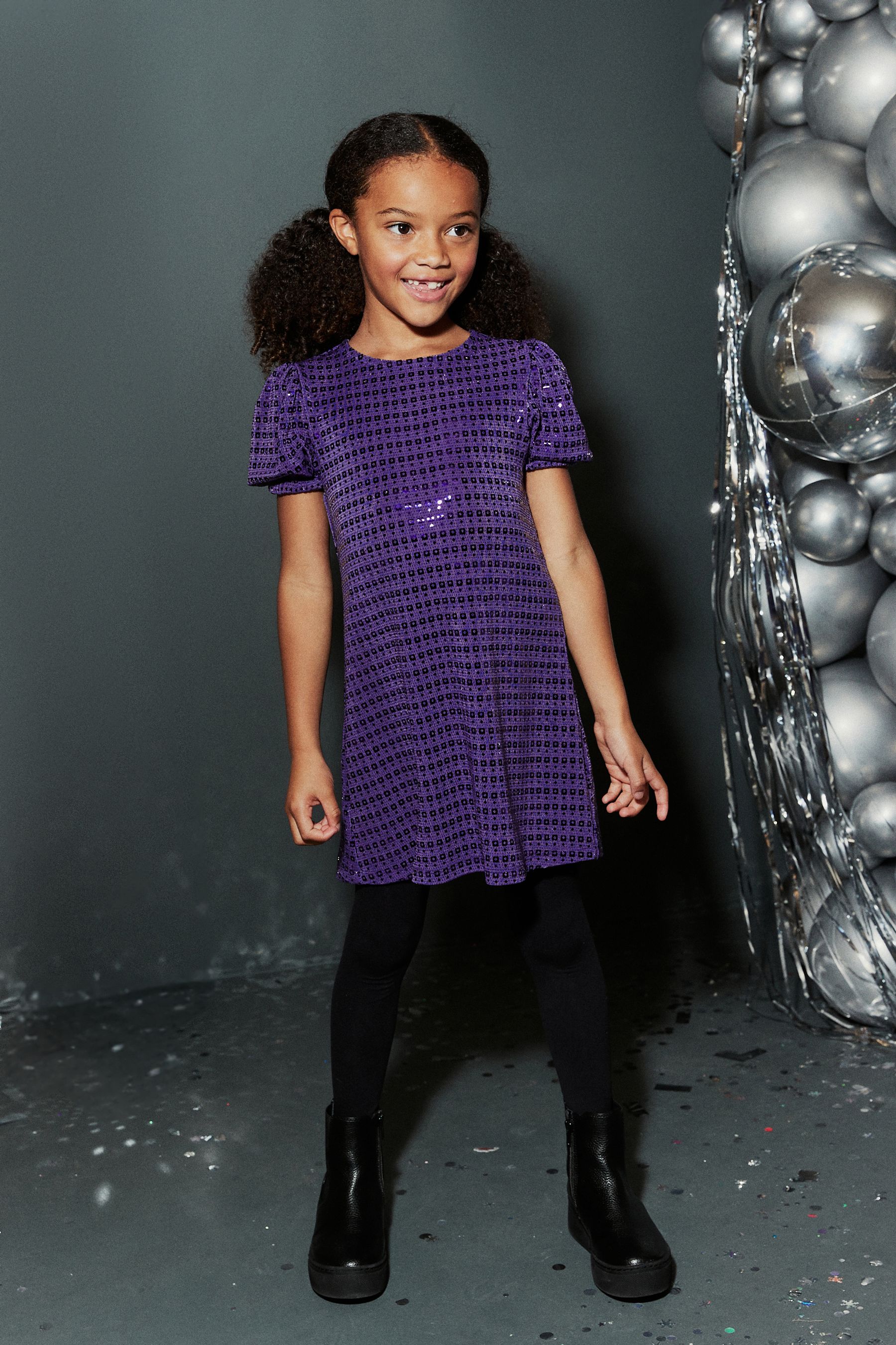 Buy Sparkle Jersey Dress (316yrs) from Next Ireland