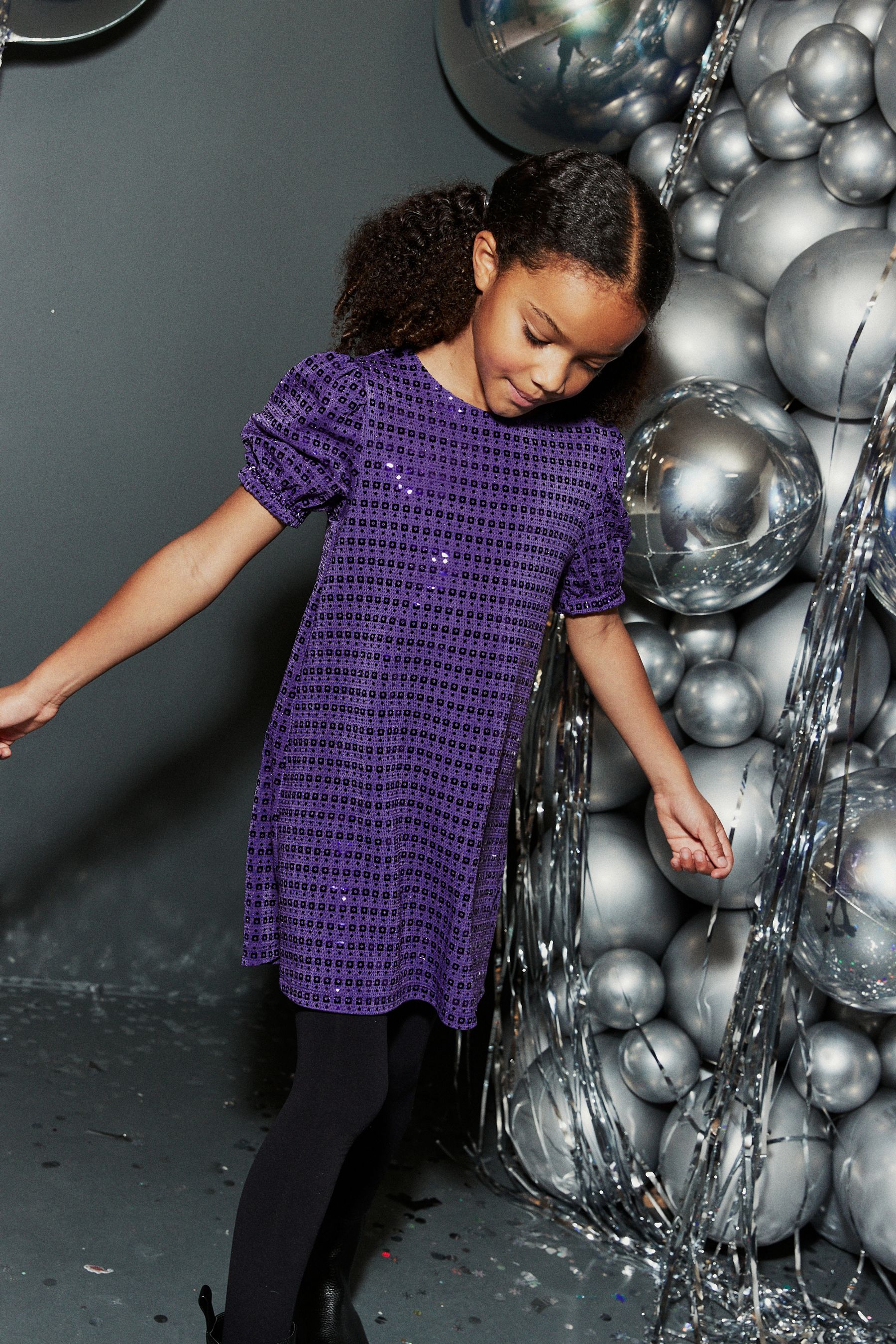 Buy Sparkle Jersey Dress (316yrs) from Next Ireland