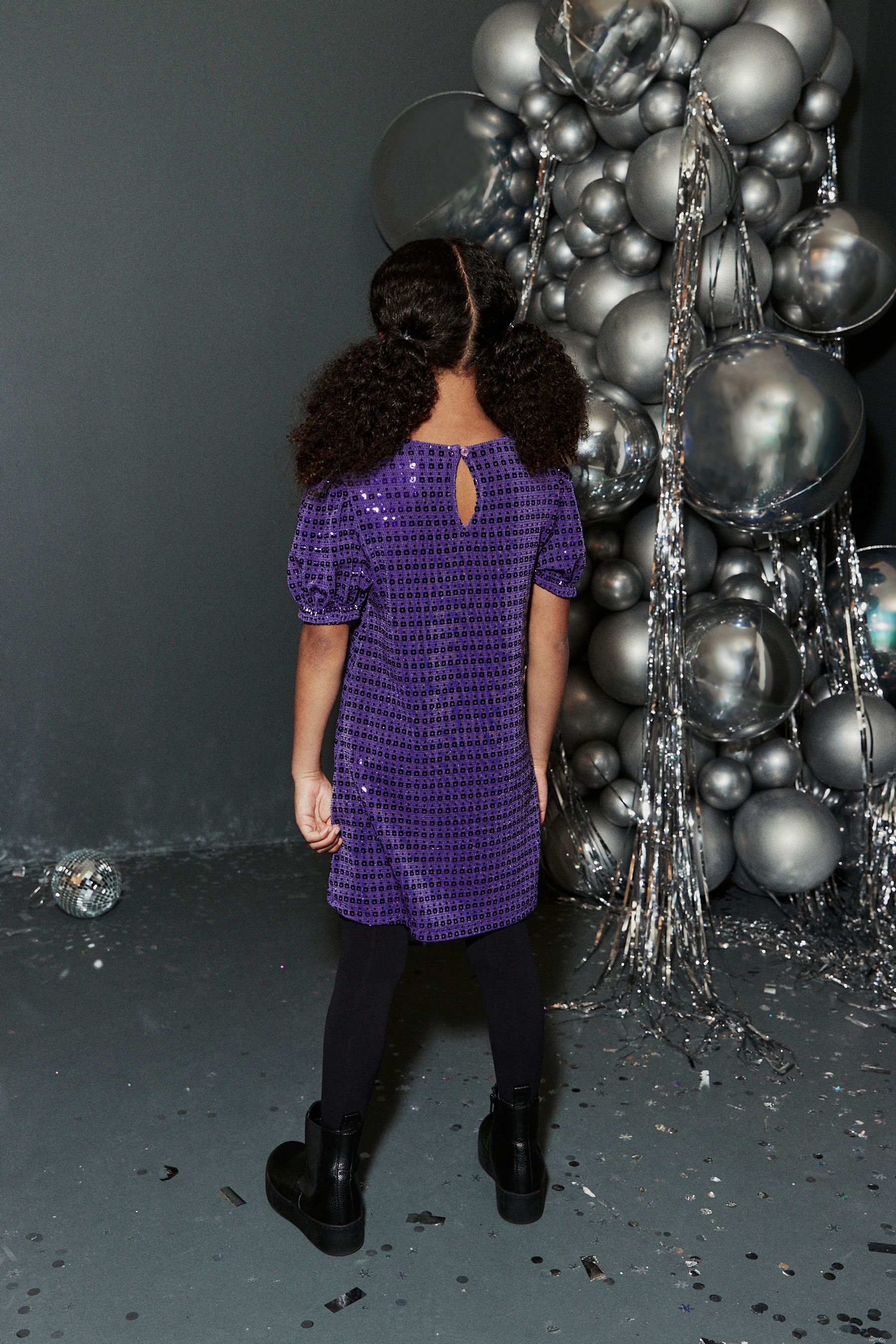 Buy Sparkle Jersey Dress (316yrs) from Next Ireland