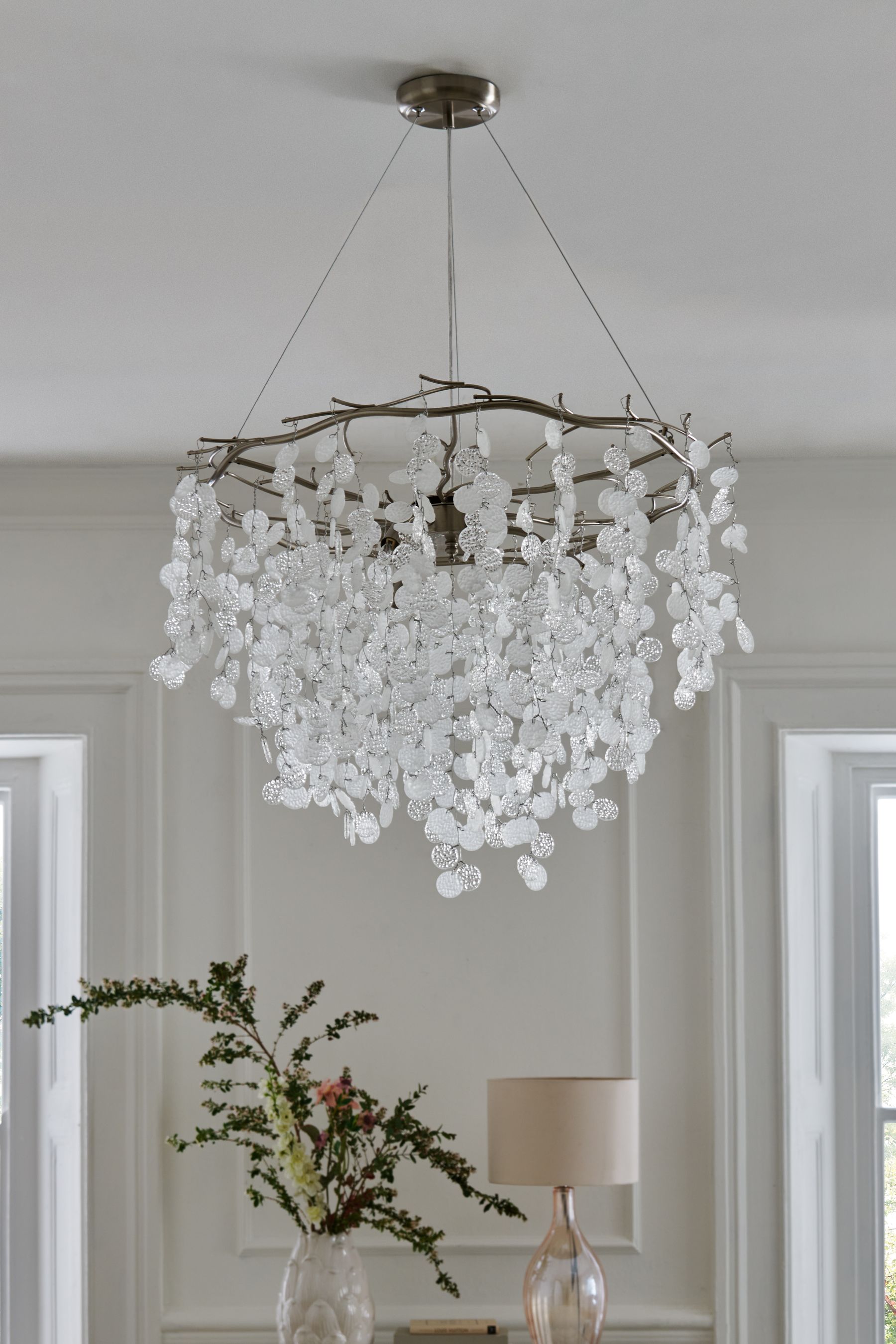 Buy Clear Lunaria 6 Light Chandelier Ceiling Light from the Next UK online shop