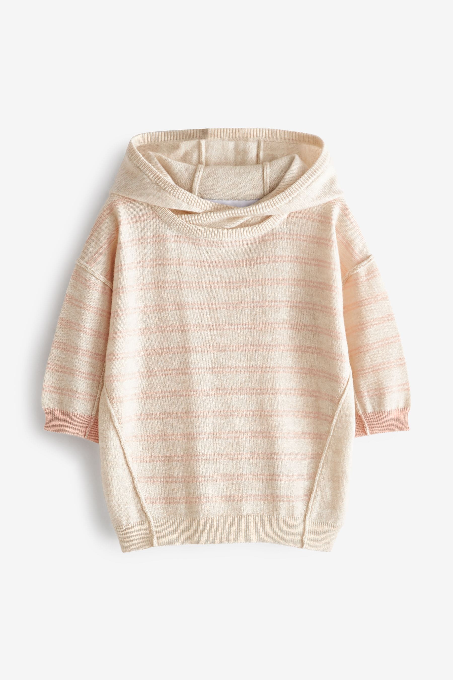 Buy Mint Velvet Cream Striped Hooded Jumper Dress from Next Ireland