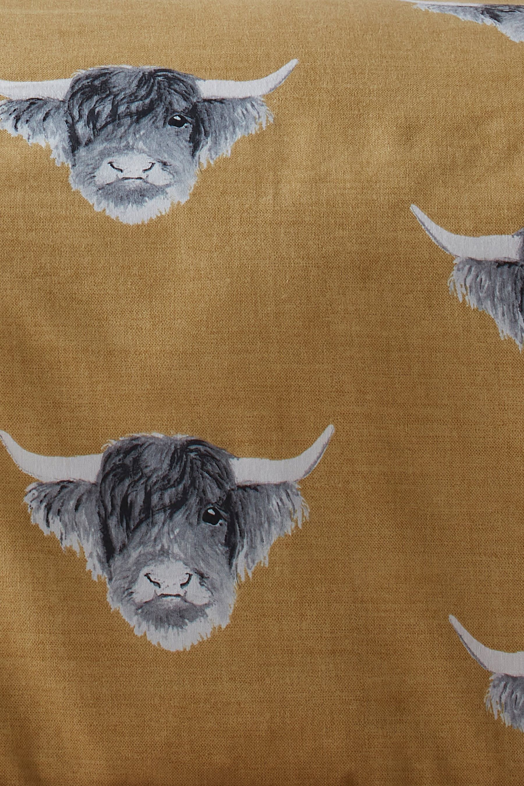 Buy Fusion Highland Cow Brushed Duvet Cover Set from the Laura Ashley