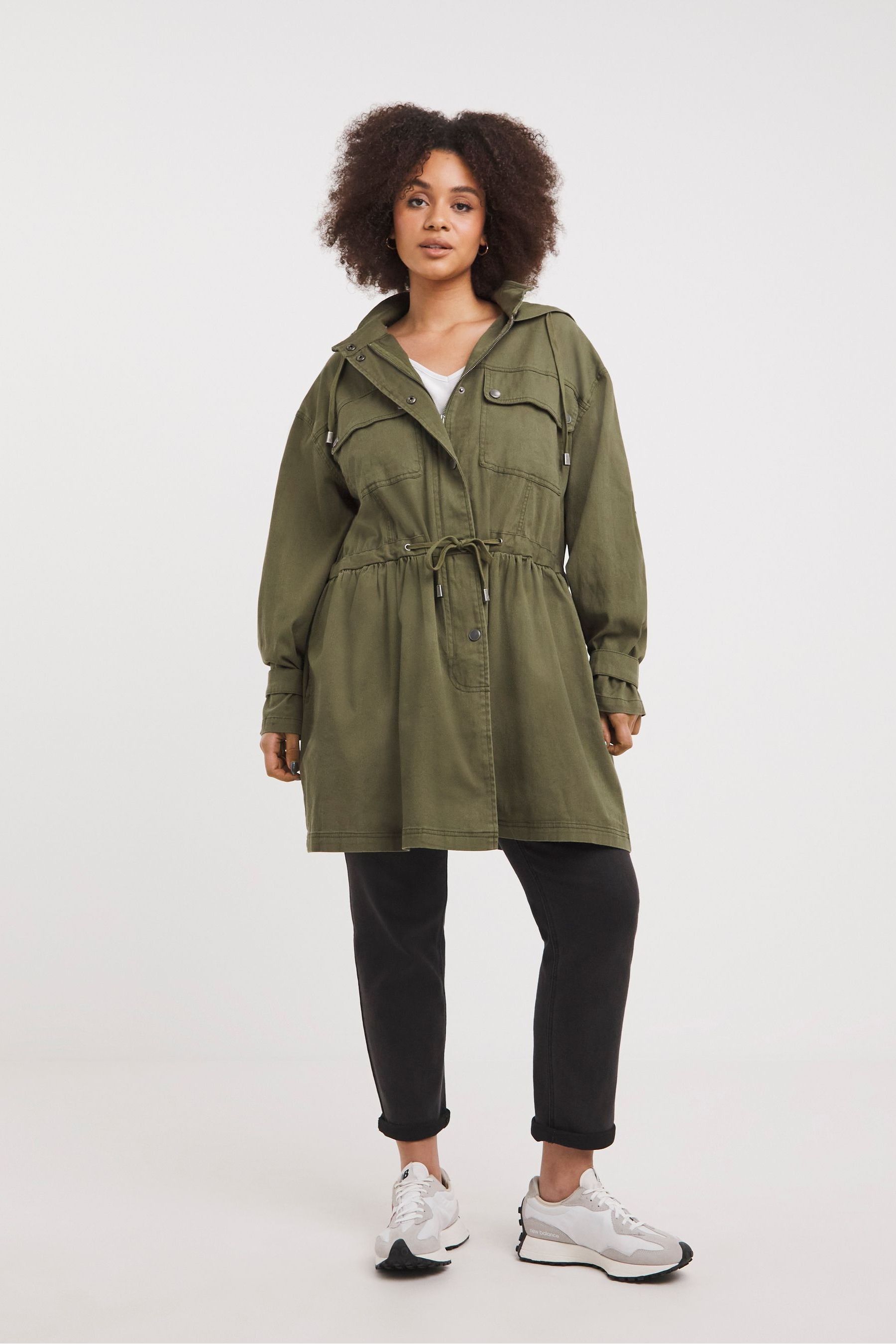 Buy Simply Be Green Soft Utility Parka from Next Ireland