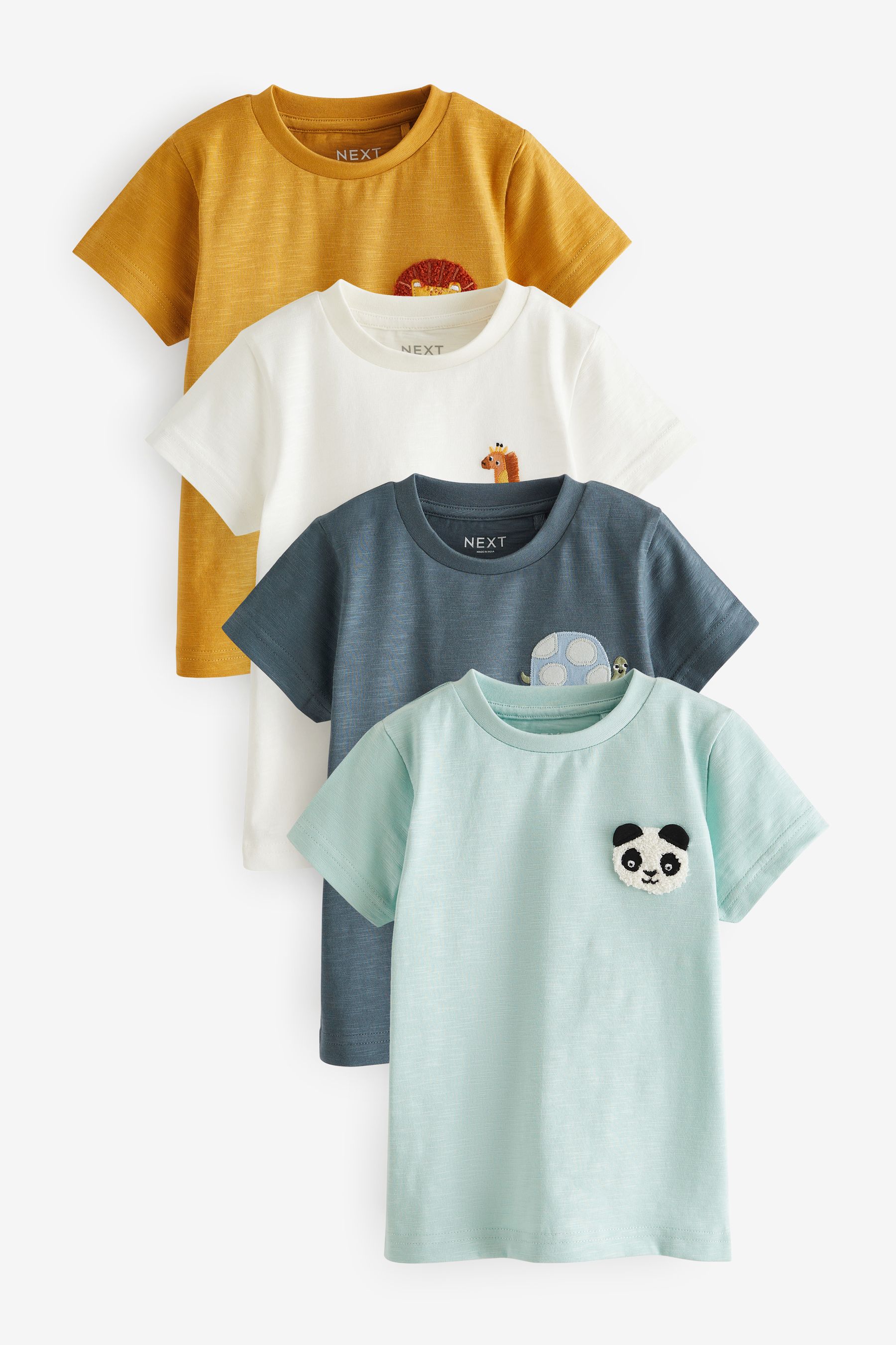 Short Sleeve T-Shirts Set 4 Pack (3mths-7yrs)