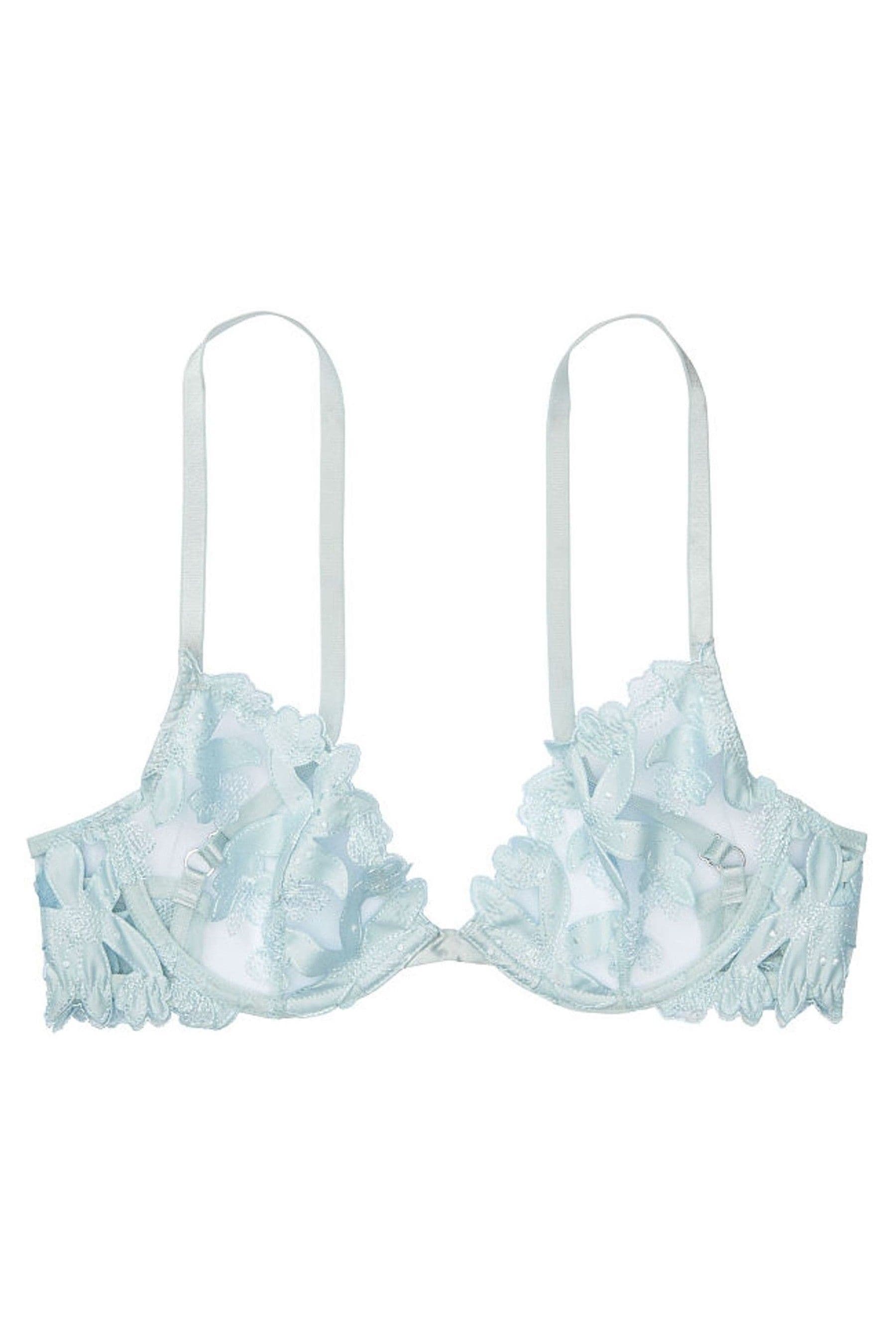 Buy Victoria's Secret Unlined Floral Embroidered Demi Bra from the