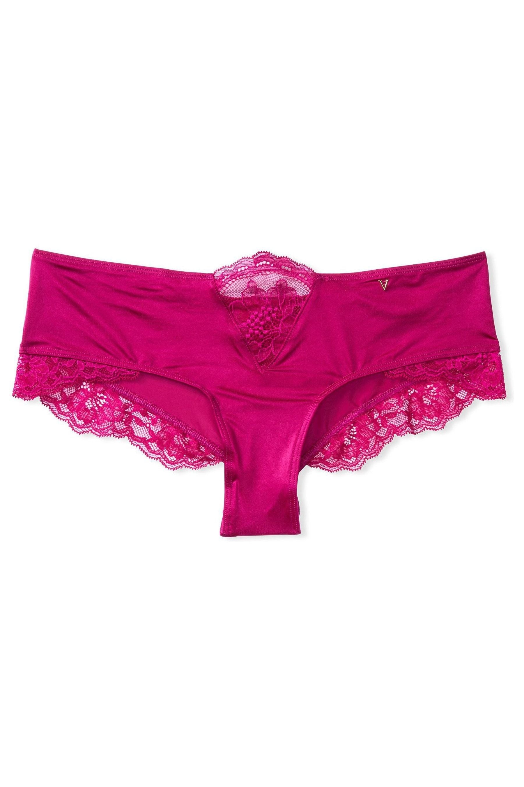Buy Victoria's Secret Micro Lace Insert Cheeky Panty from the Victoria ...