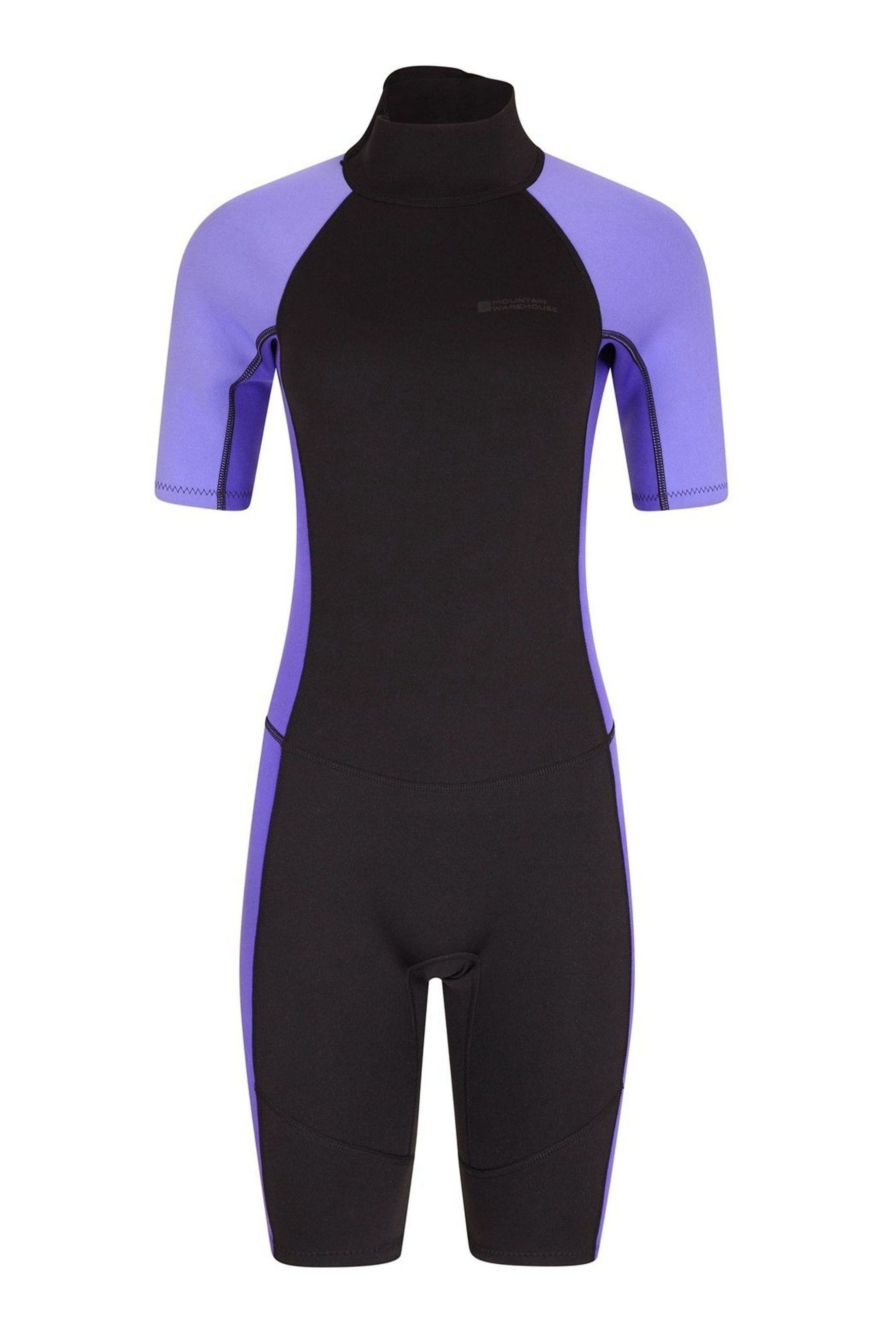 Buy Mountain Warehouse Purple Womens Shorty Neoprene Wetsuit from the