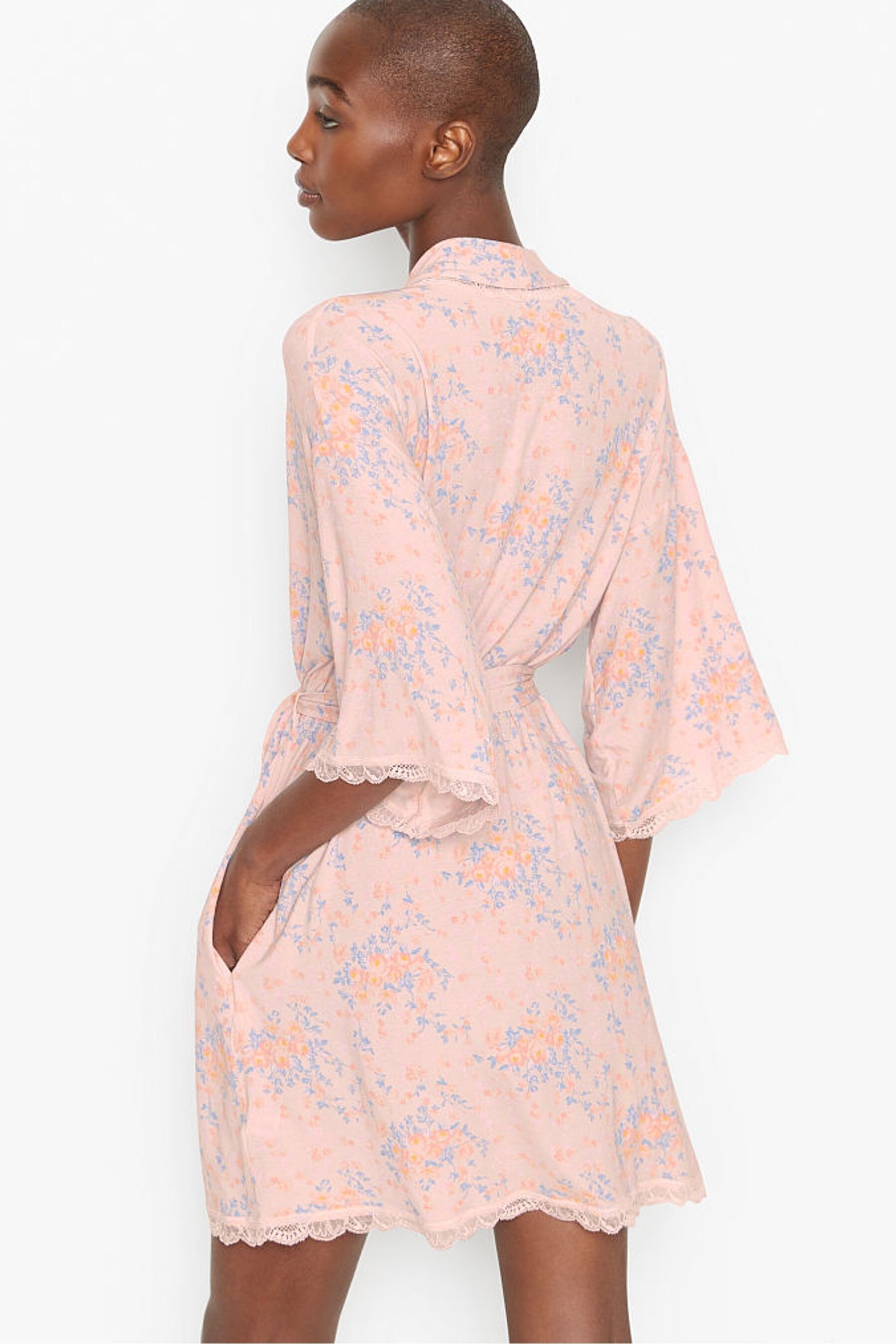 Buy Victoria's Secret Heavenly by Victoria Modal Lace Trim Robe from
