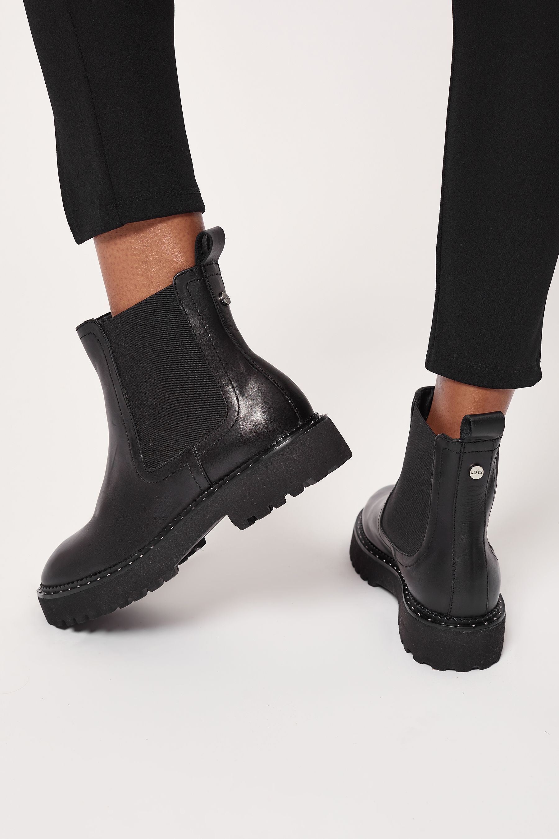 Buy Lipsy Chunky Leather Chelsea Boot from Next Ireland