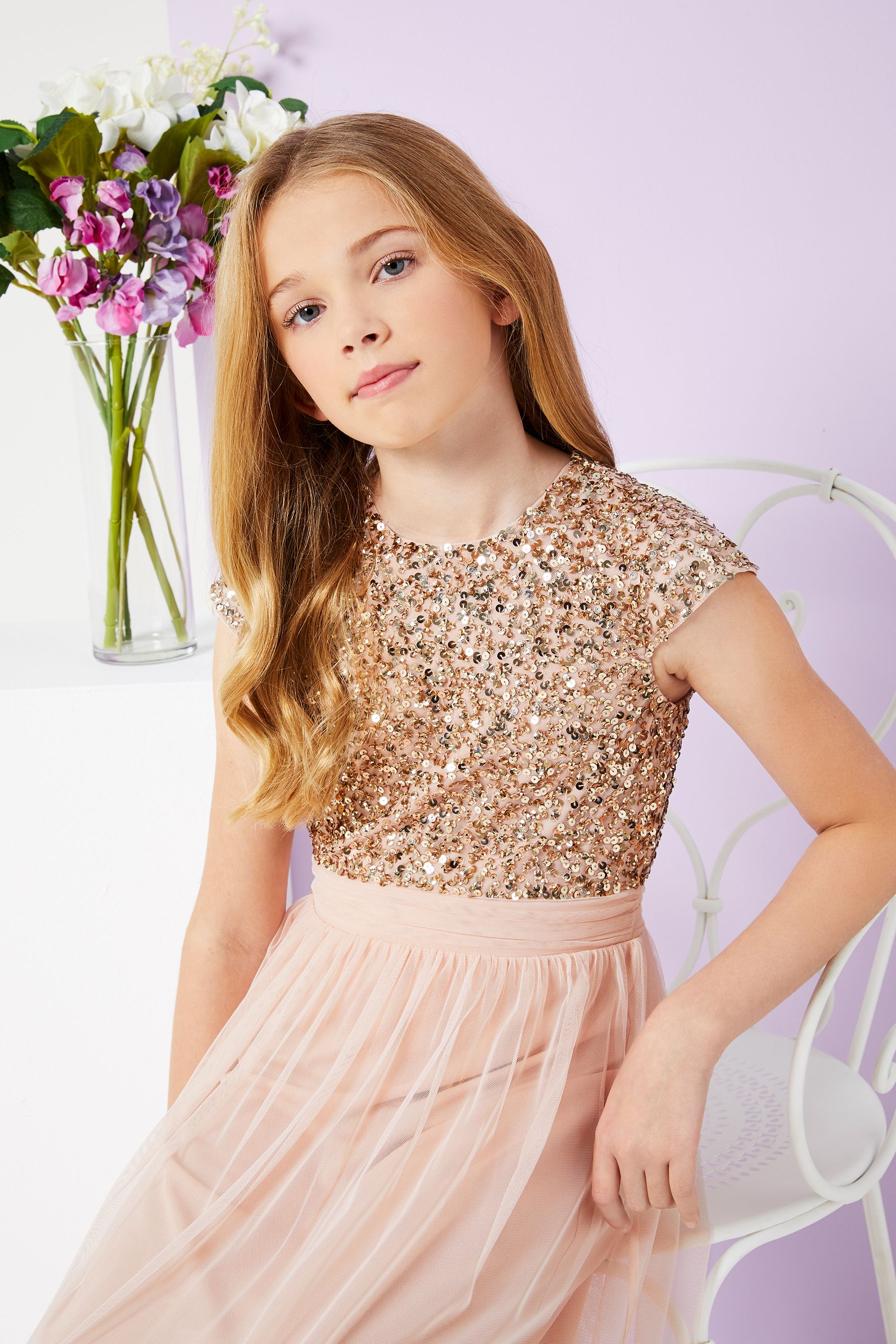 Buy Lipsy Sequin Bodice Occasion Maxi Dress from the Next UK online shop