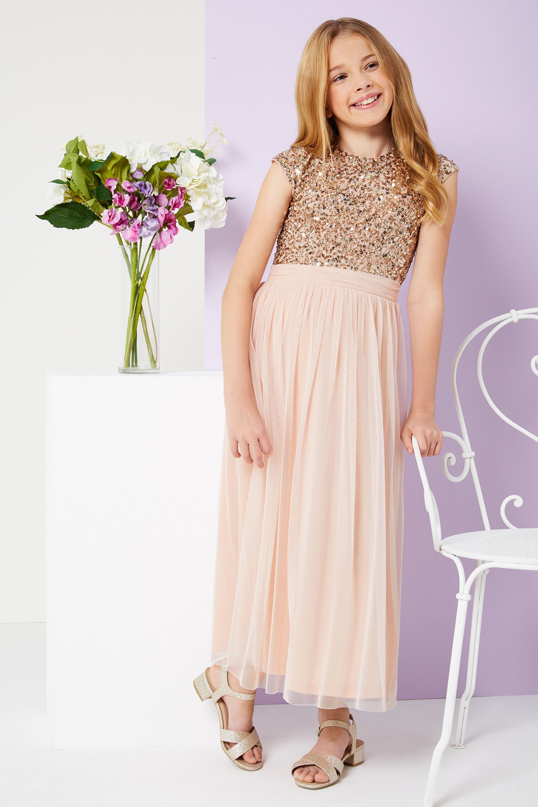 Buy Lipsy Sequin Bodice Occasion Maxi Dress from the Next UK online shop