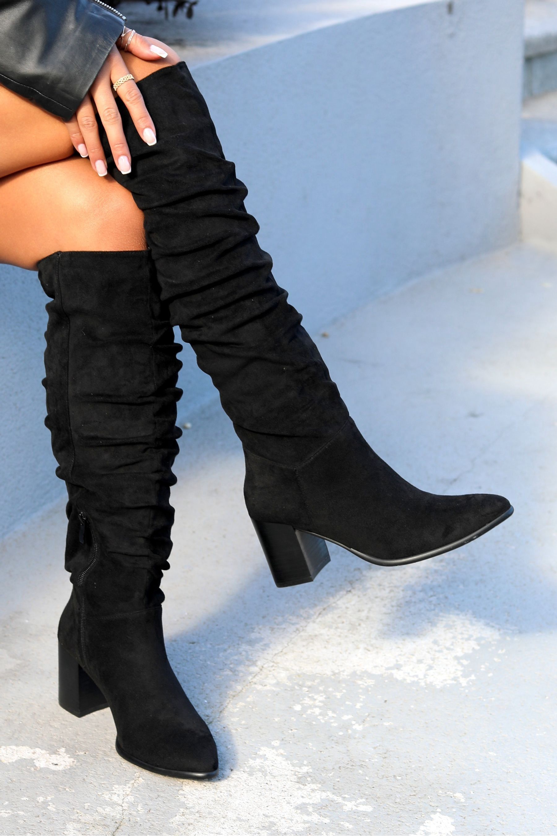 thigh high boots linzi
