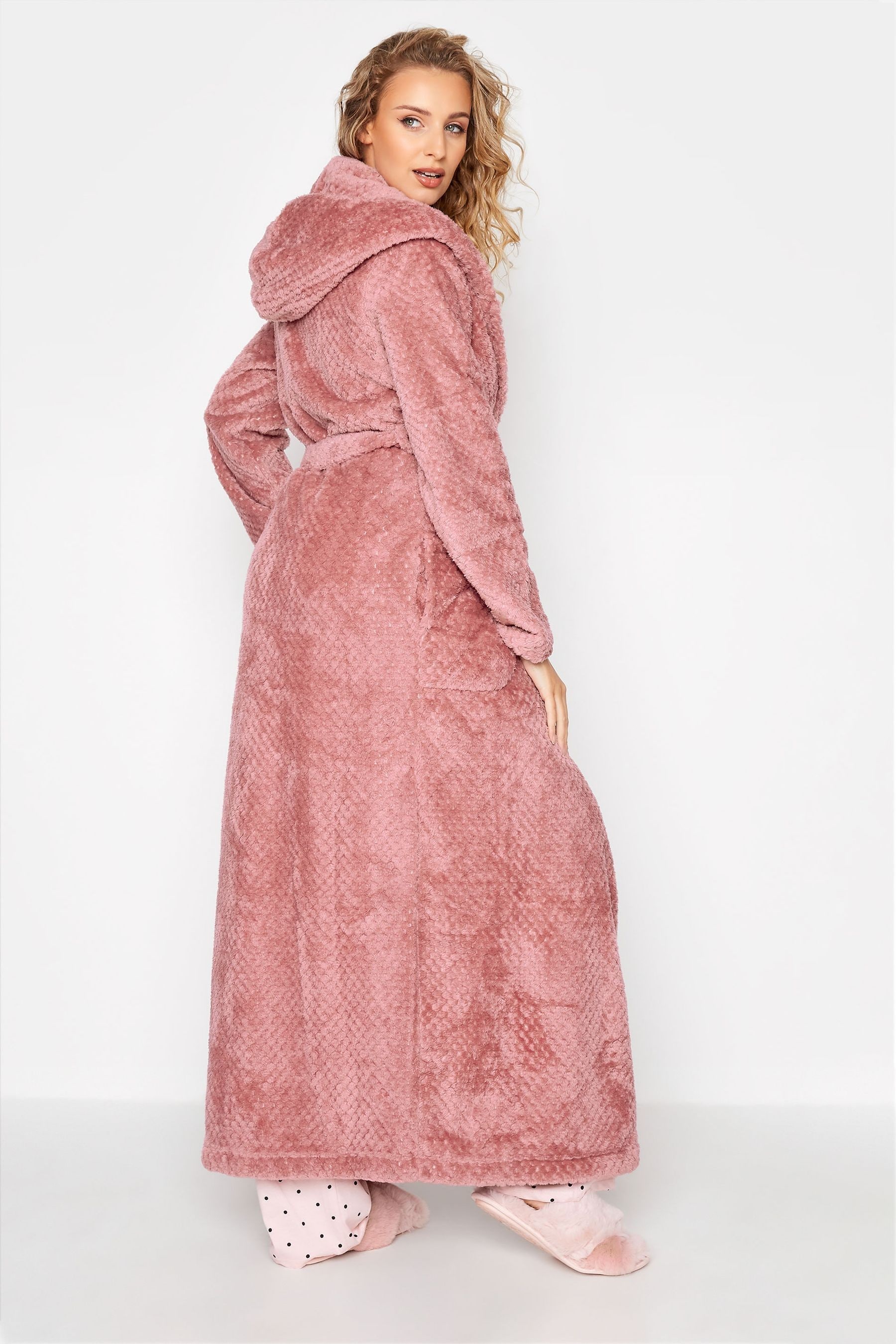 Buy Long Tall Sally Honeycomb Hooded Dressing Gown From Next Ireland