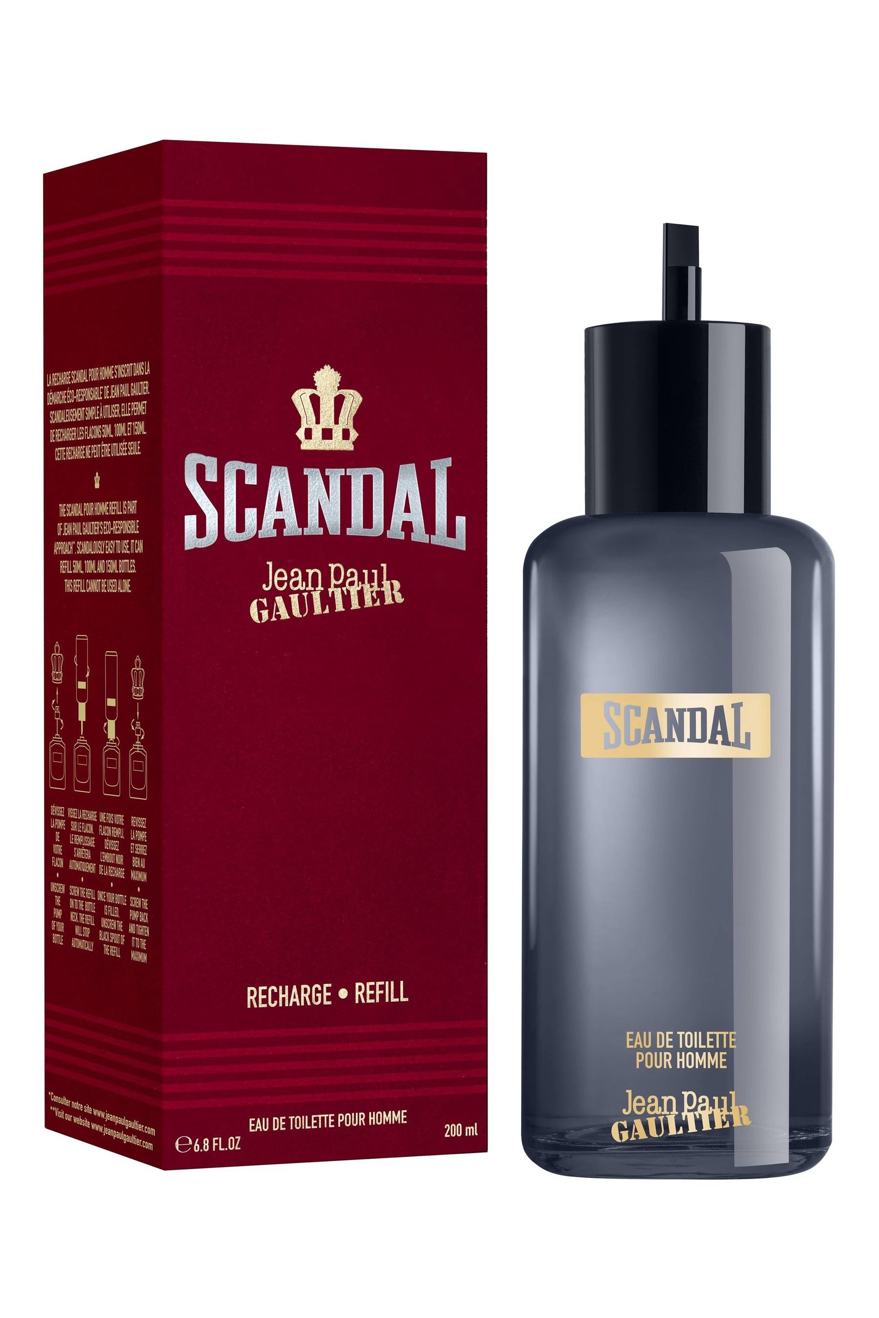 Buy Jean Paul Gaultier Scandal Pour Homme Eau De Toilette 200ml Refill from the Next UK online shop