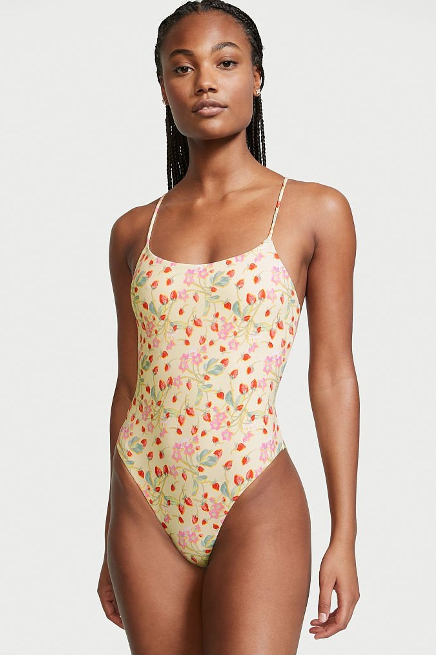 essential strappy back scoop one piece