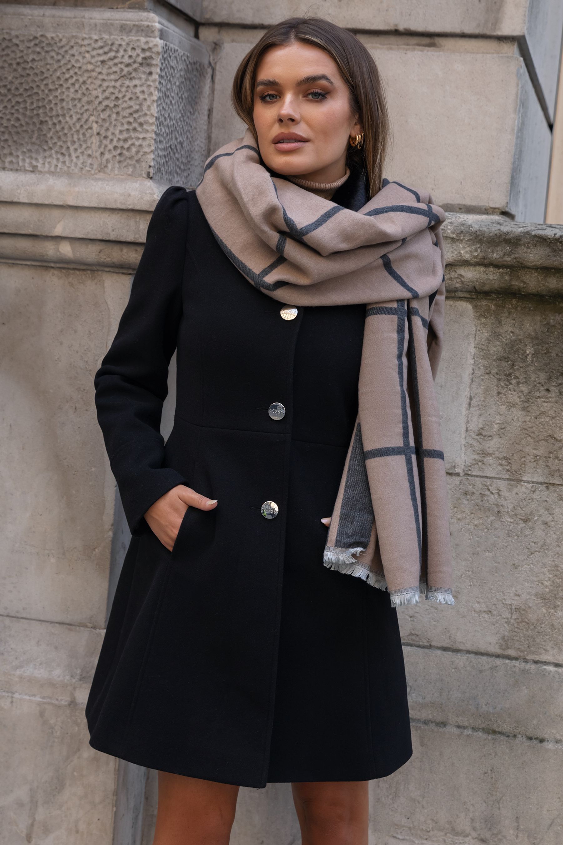 Buy Lipsy Faux Fur Collar Princess Coat from the Next UK online shop