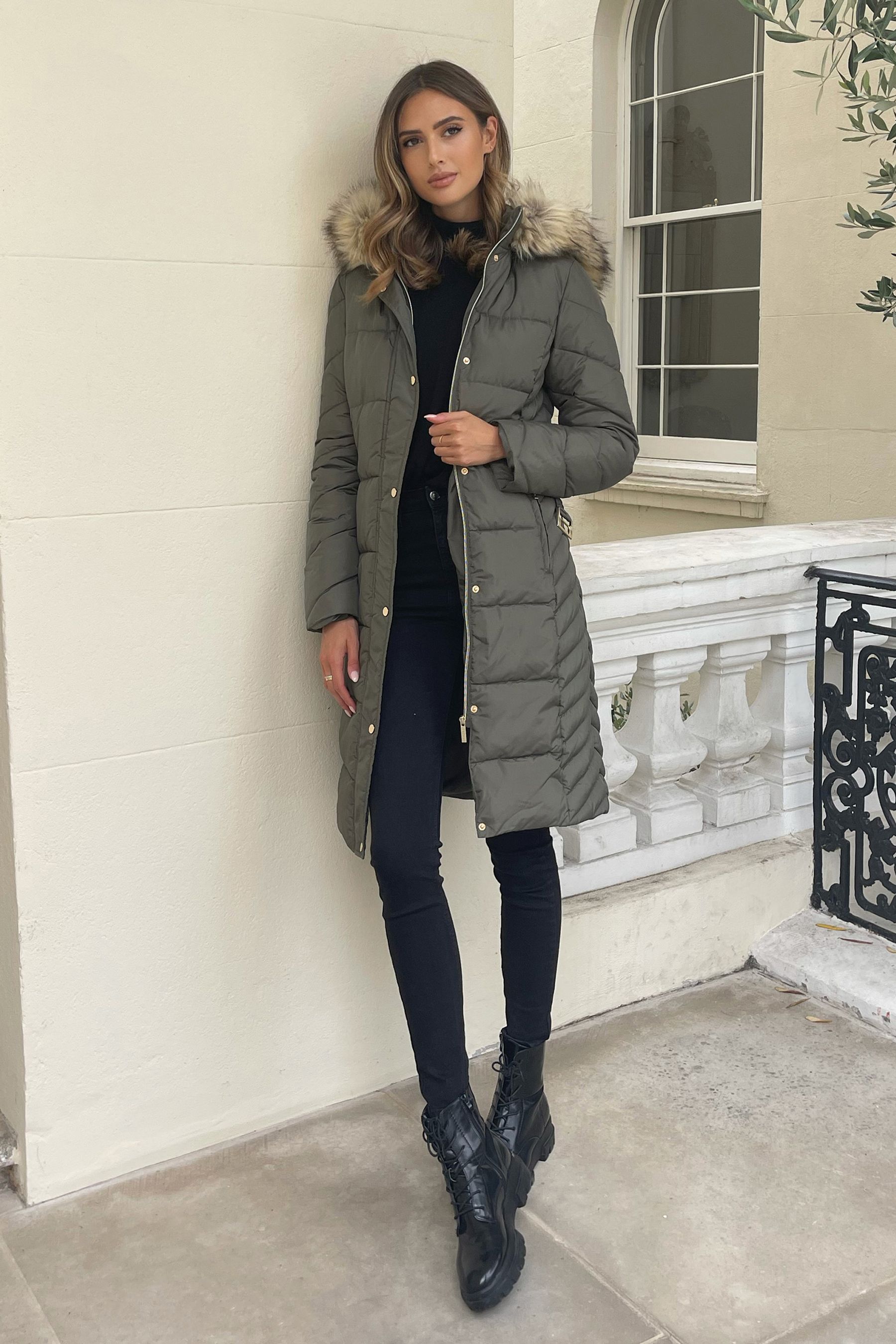 Buy Lipsy Long Line Puffer Coat from Next Ireland