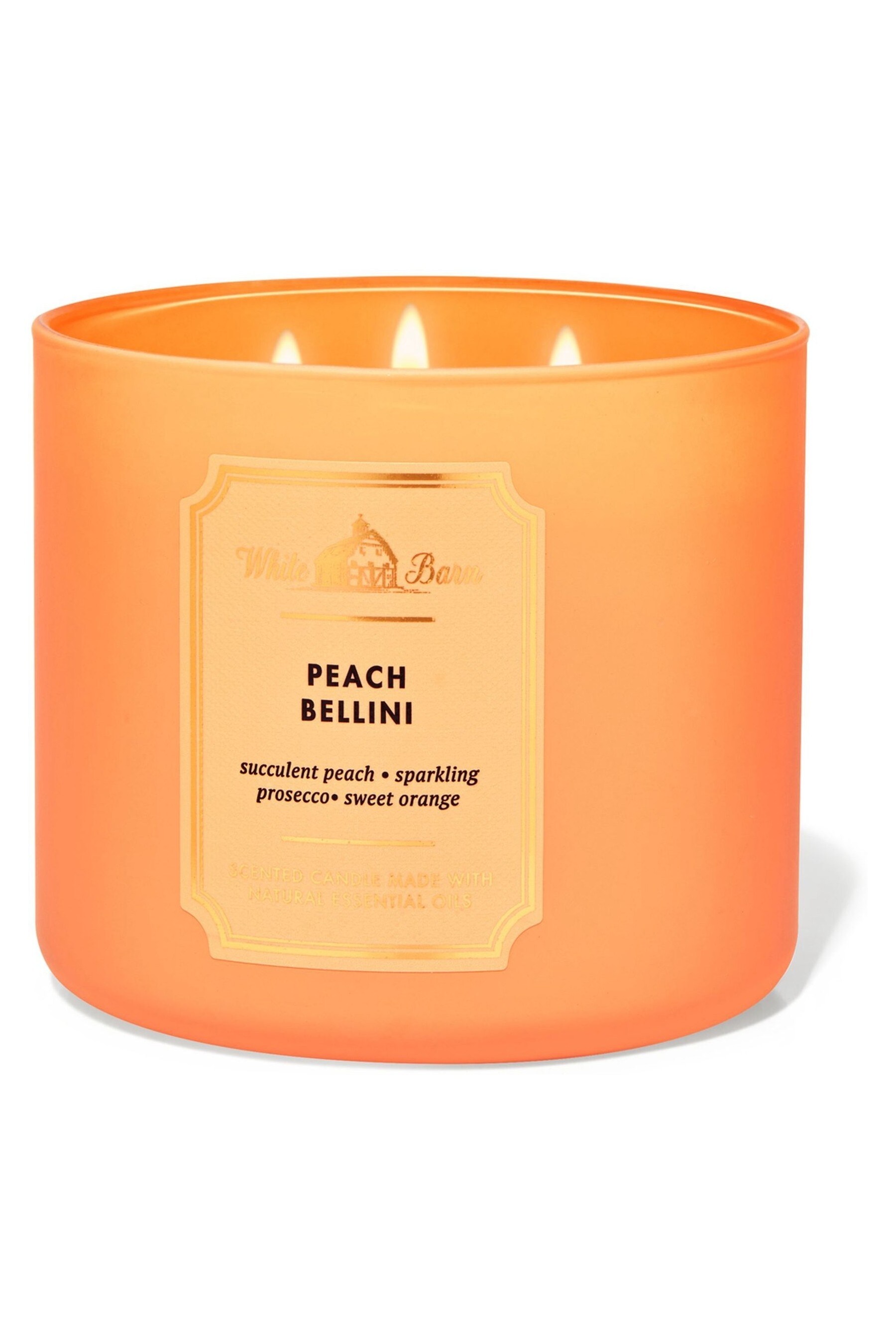 Buy Bath & Body Works Peach Bellini 3Wick Candle 14.5 oz / 411 g from