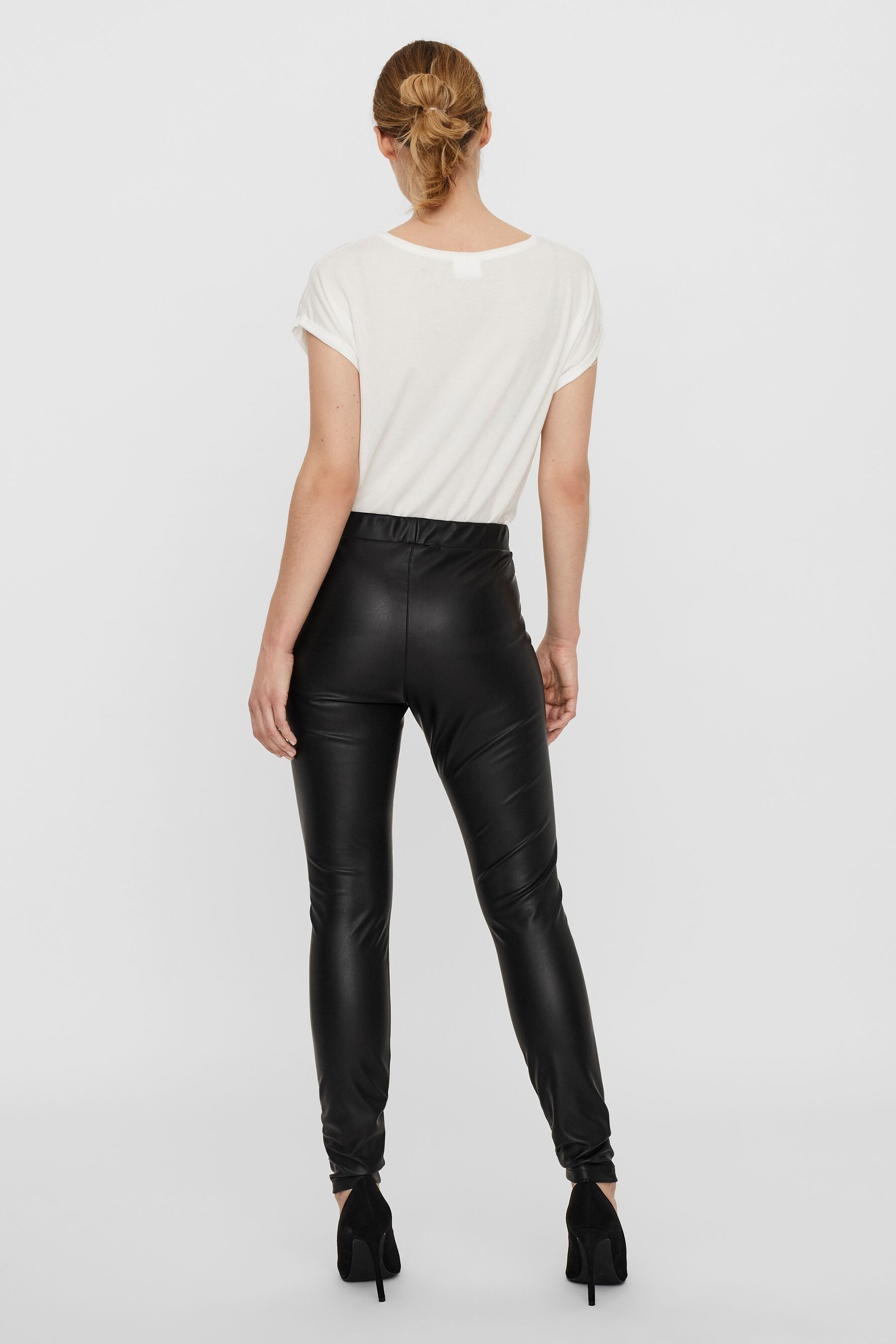 Buy Vero Moda Faux Leather Trousers from the Next UK online shop