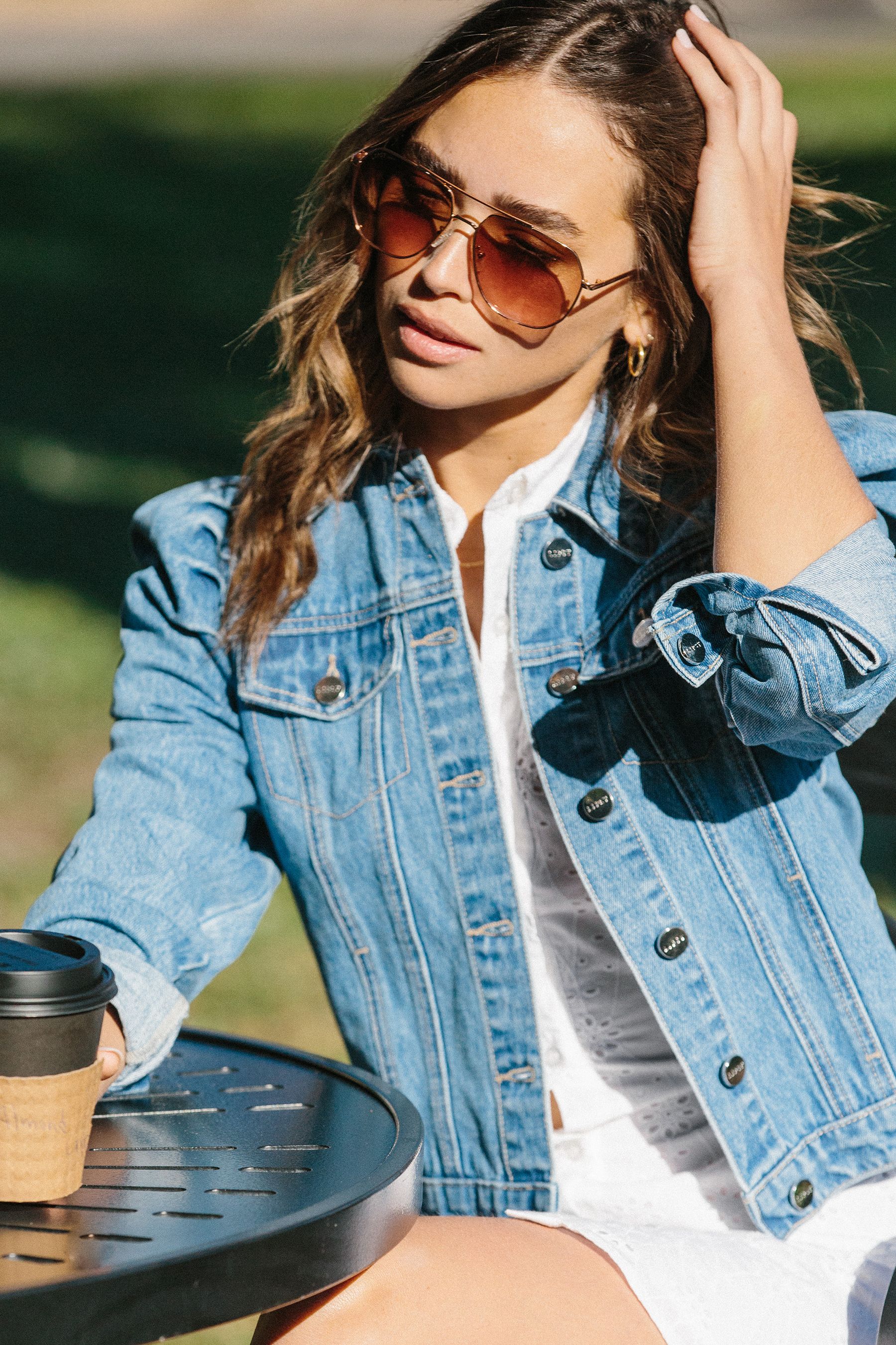 Buy Lipsy Puff Sleeve Denim Jacket from the Next UK online shop