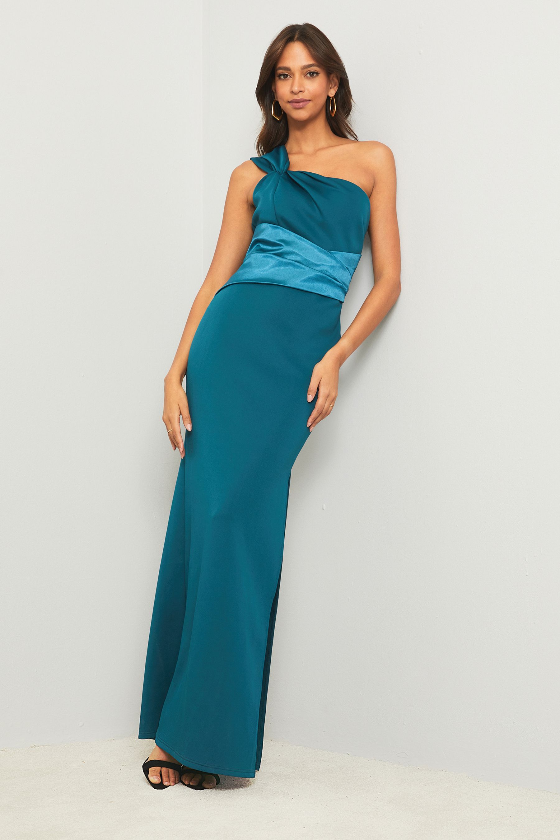 Buy Lipsy Twisted One Shoulder Maxi Dress from Next Ireland