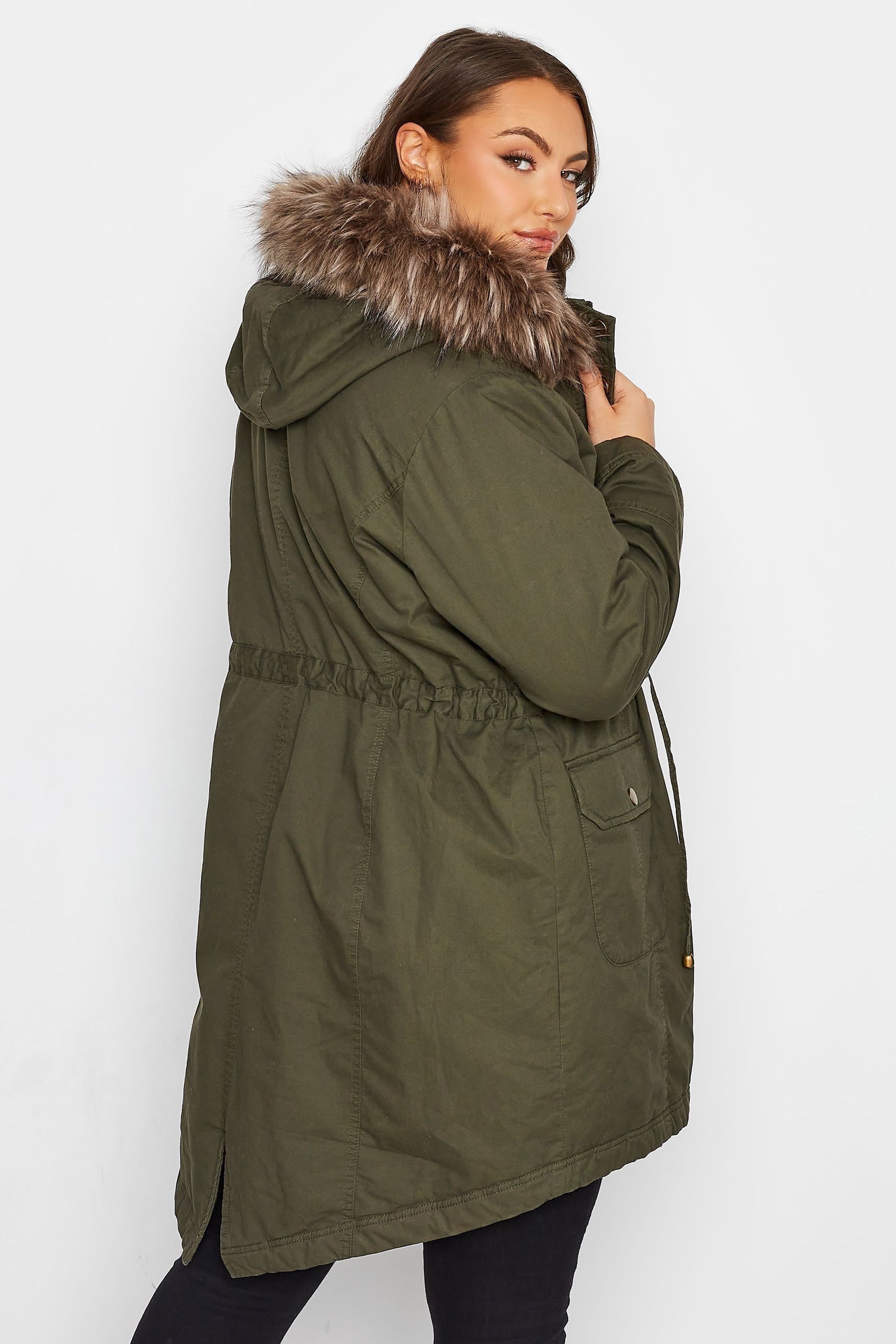Buy Yours Curve Fur Trim Parka from Next Ireland