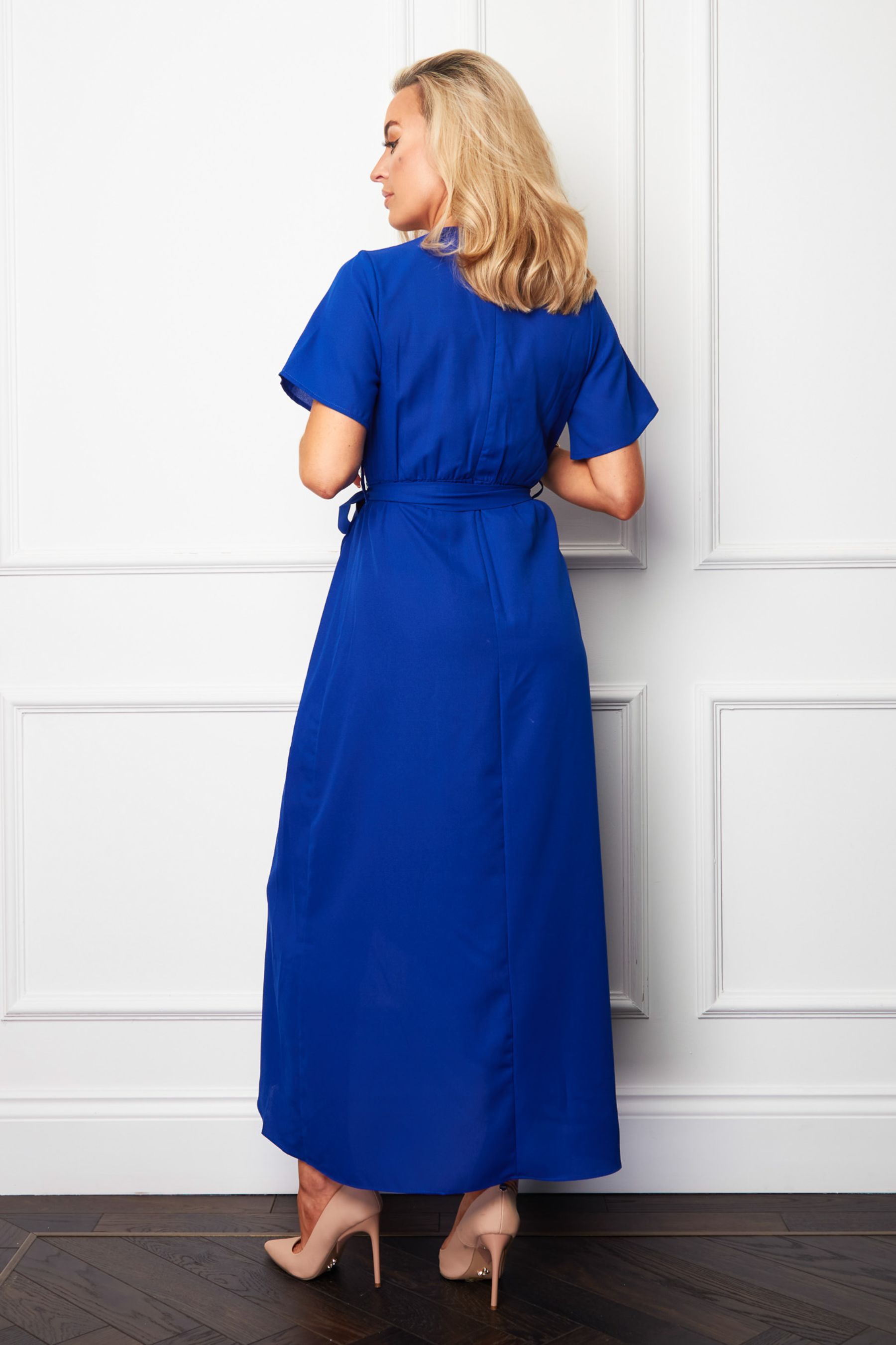 Buy Girl In Mind Farren Wrap Maxi Dress from Next Latvia