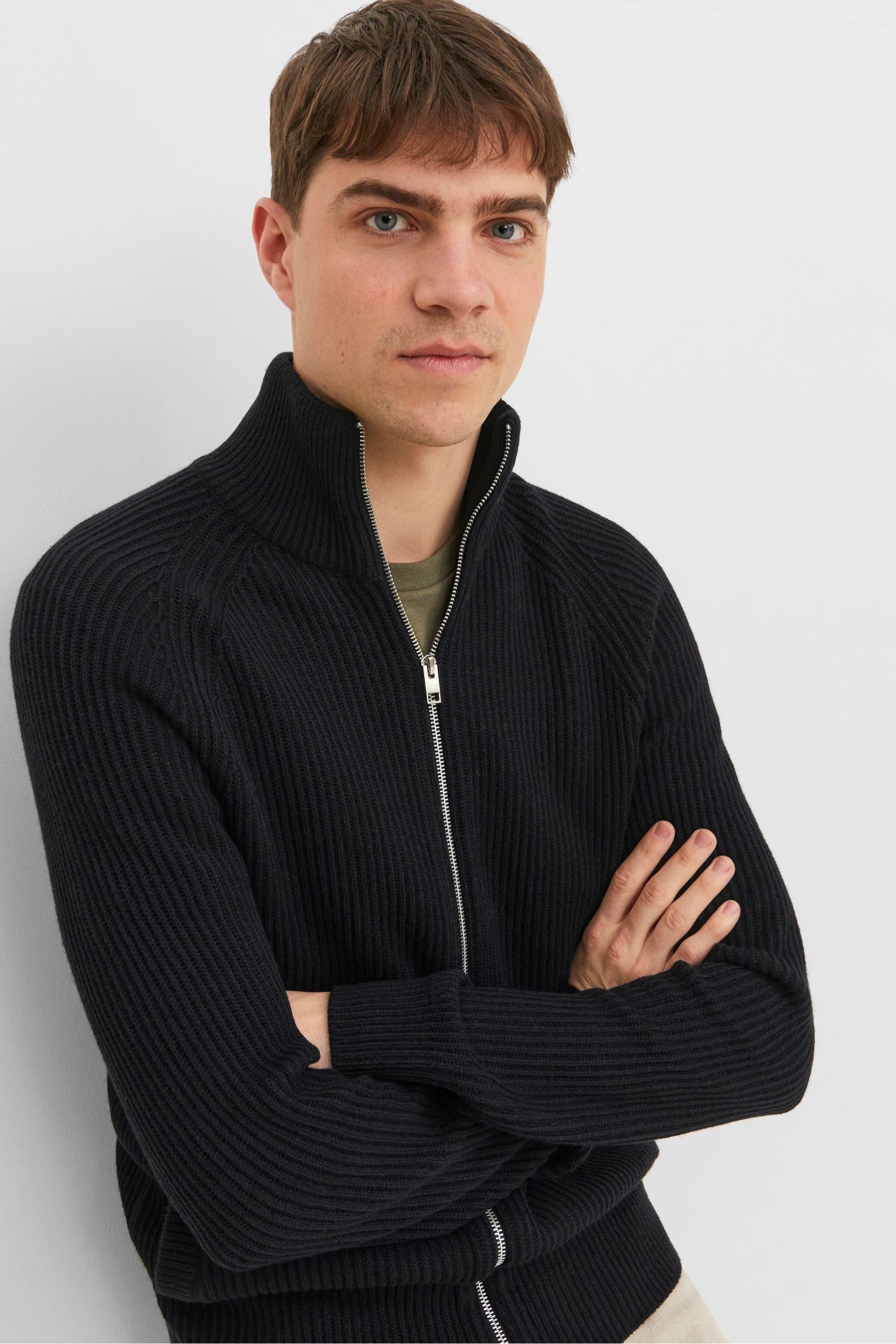 Buy JACK & JONES Zip Up Cardigan from Next USA