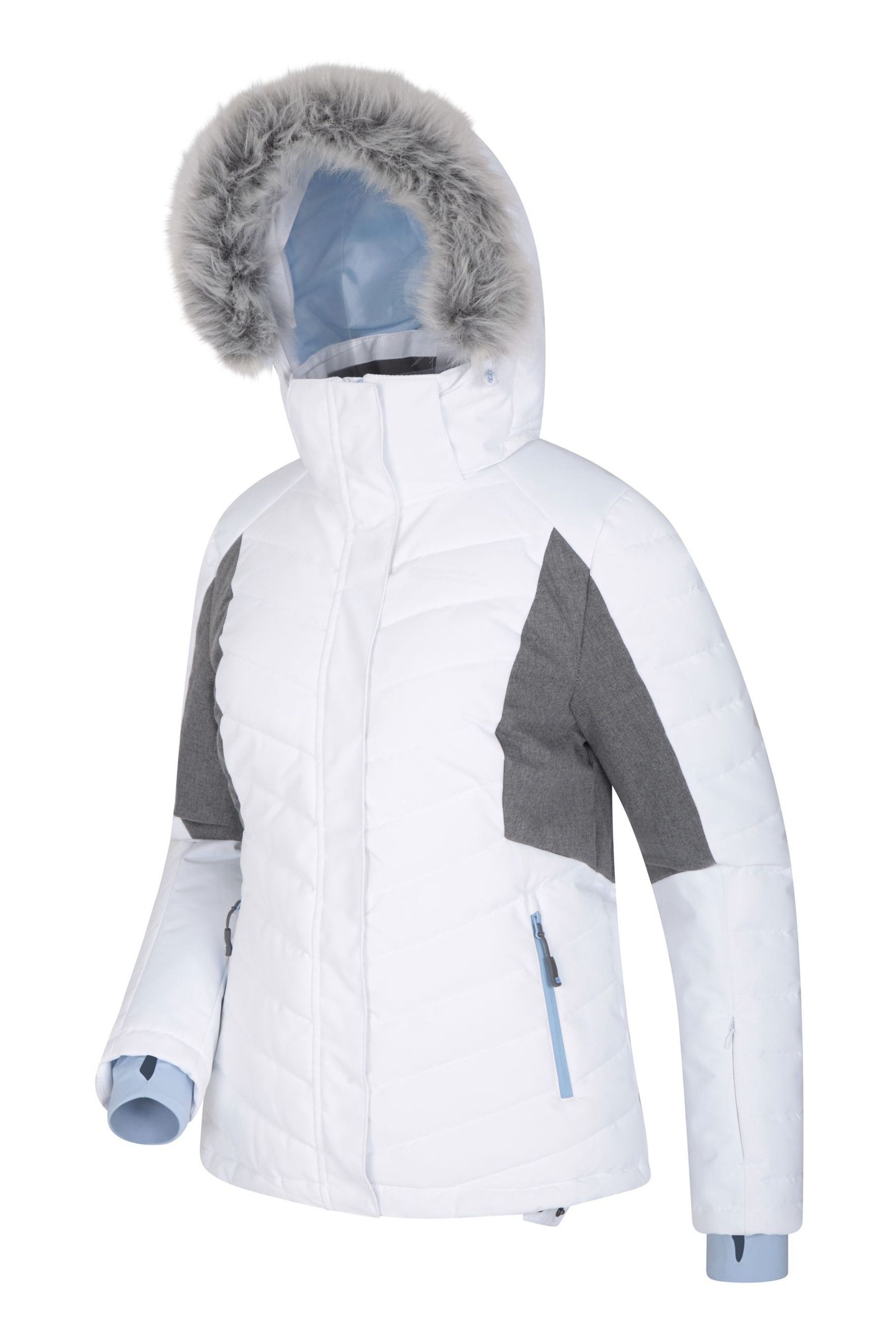 mountain warehouse white ski jacket
