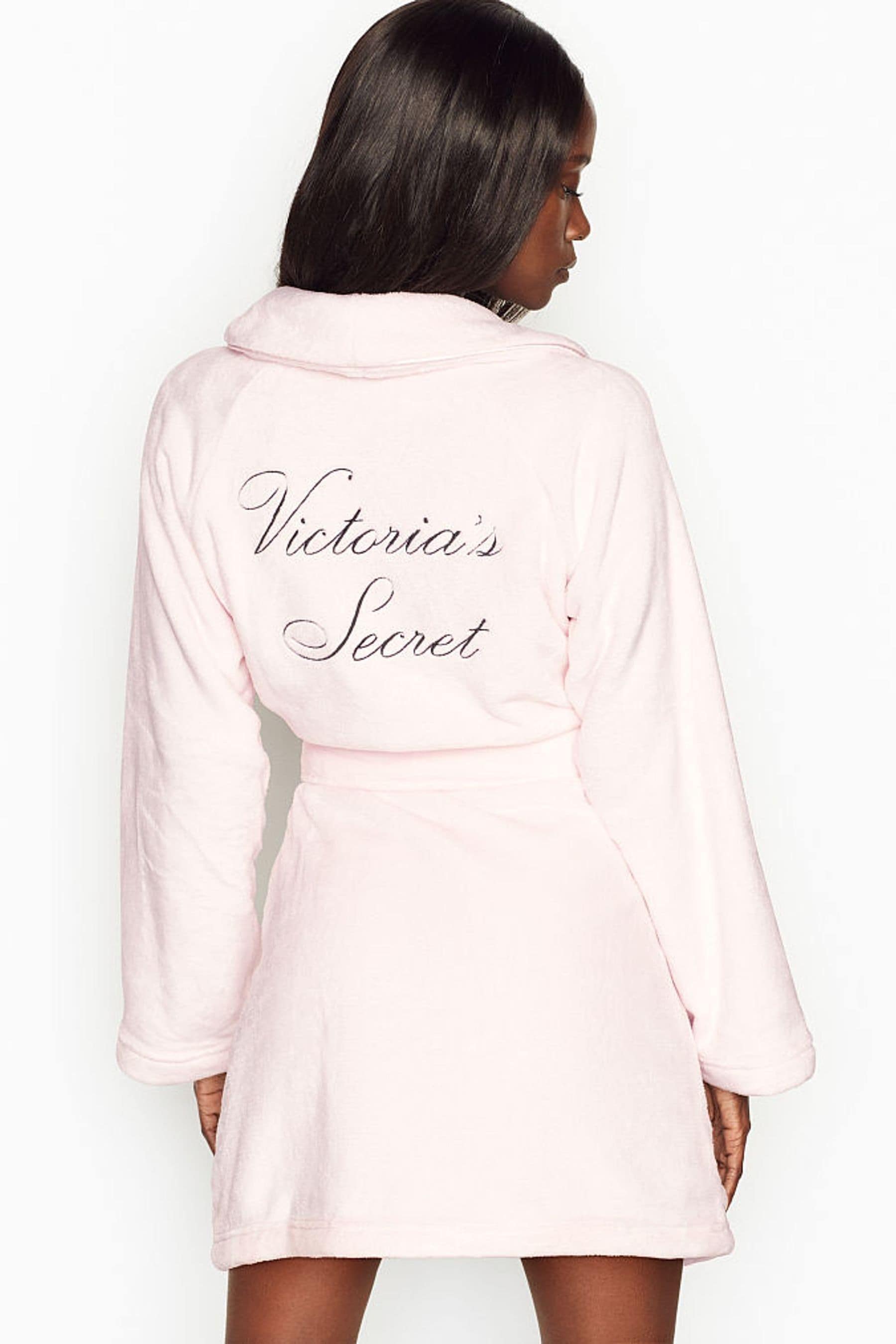 Buy Victoria’s Secret Logo Short Cozy Dressing Gown from the Victoria's