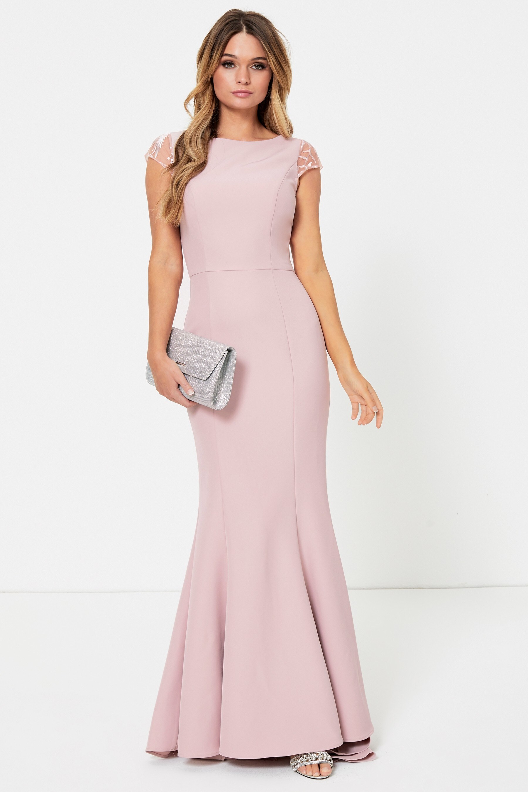 jarlo plunge fishtail maxi