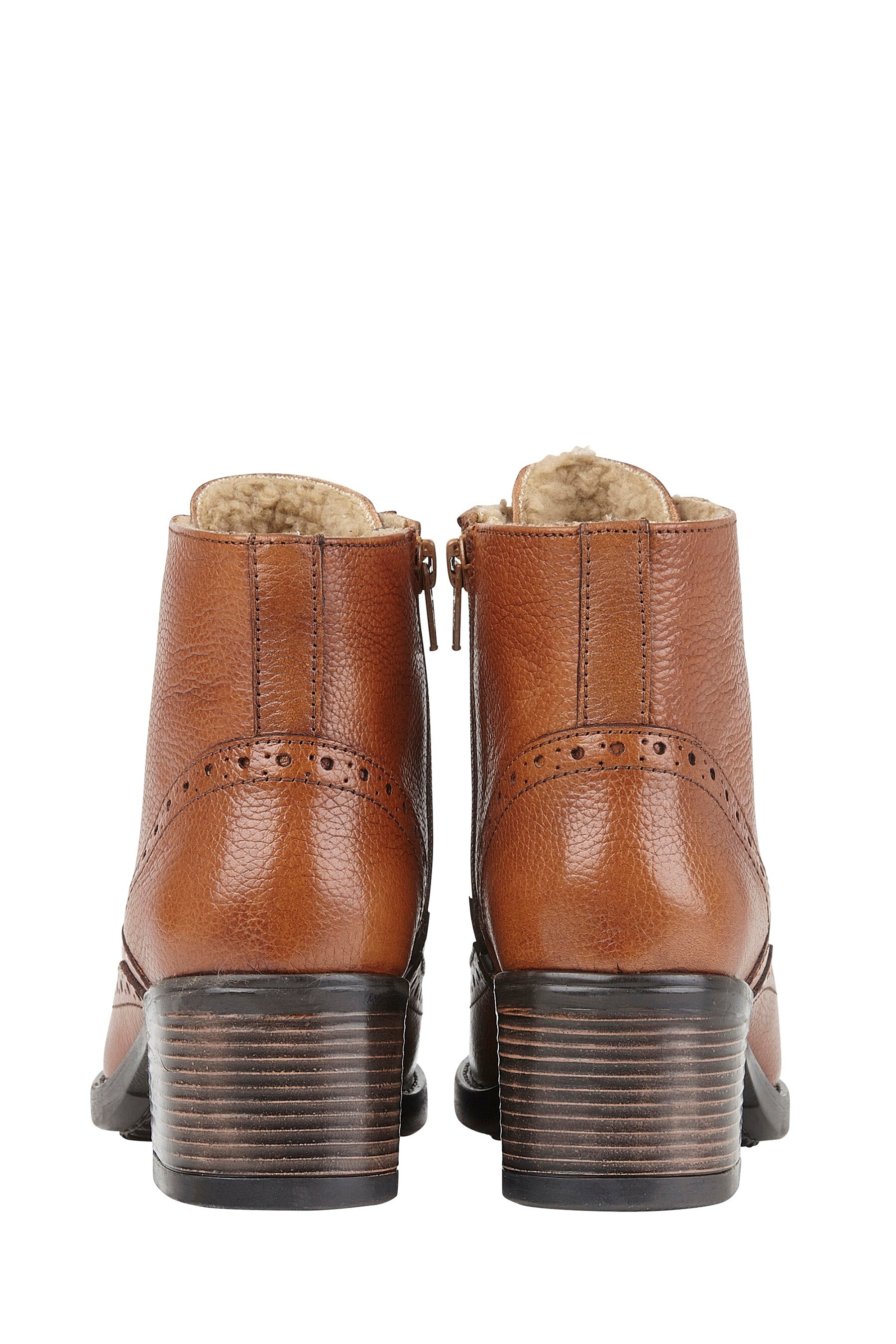 lotus spindle boots brown