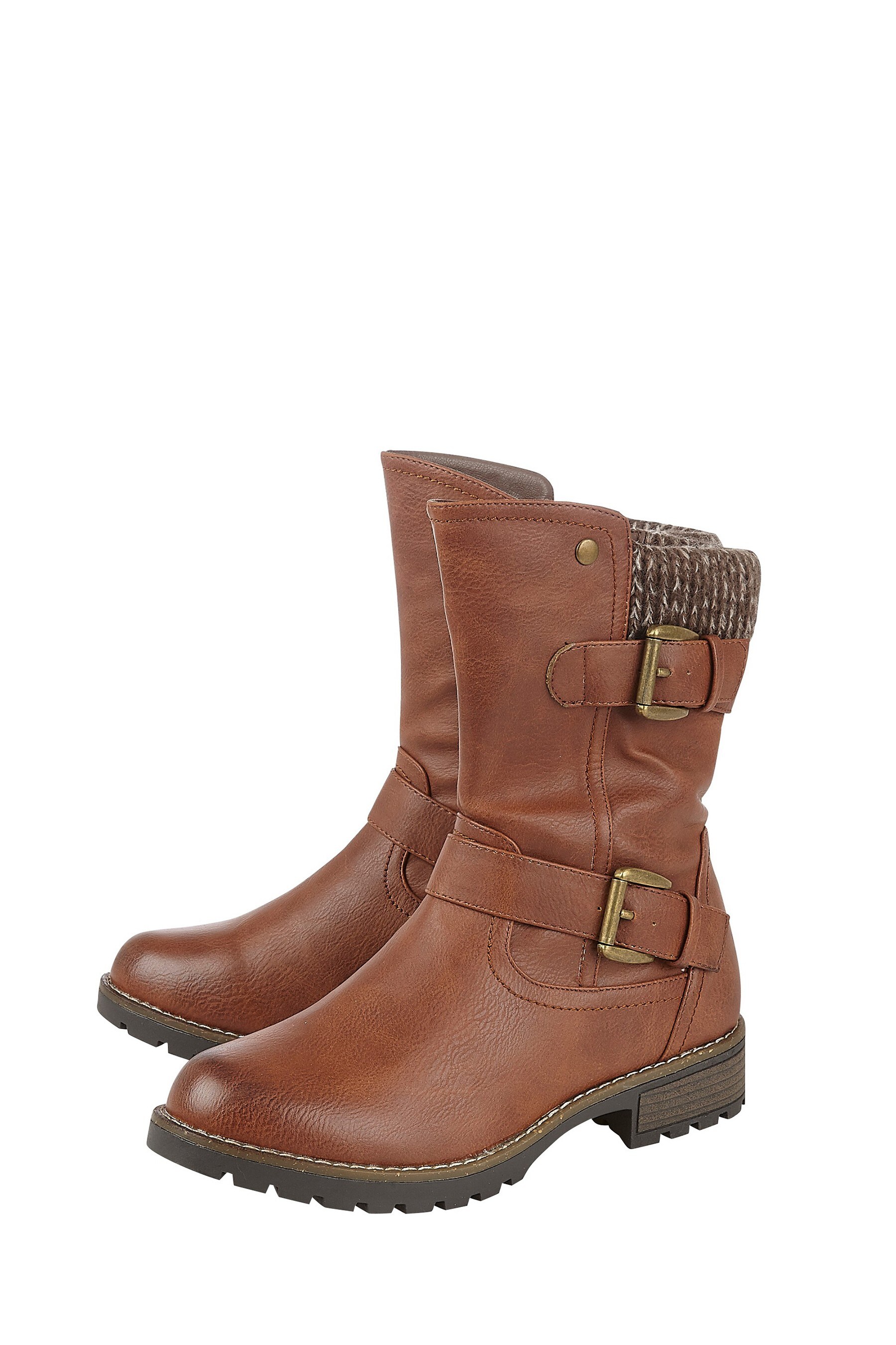 lotus spindle boots brown