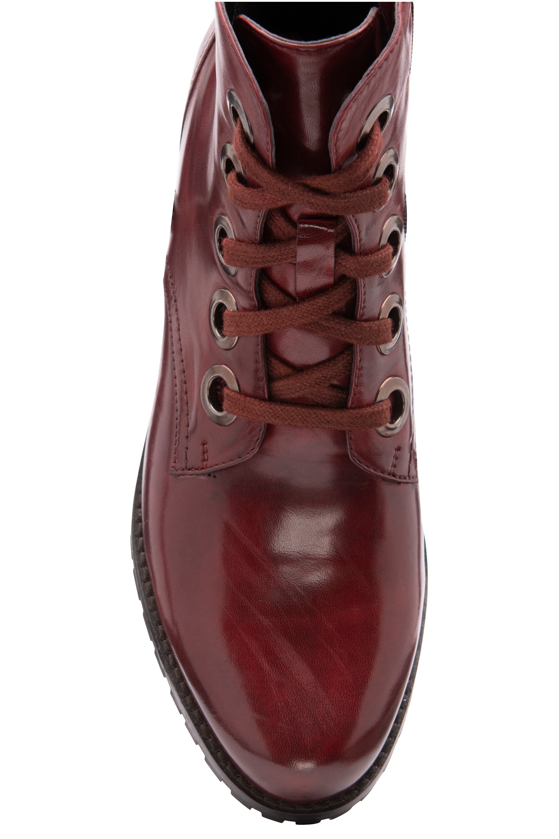 ravel lace up leather ankle boot