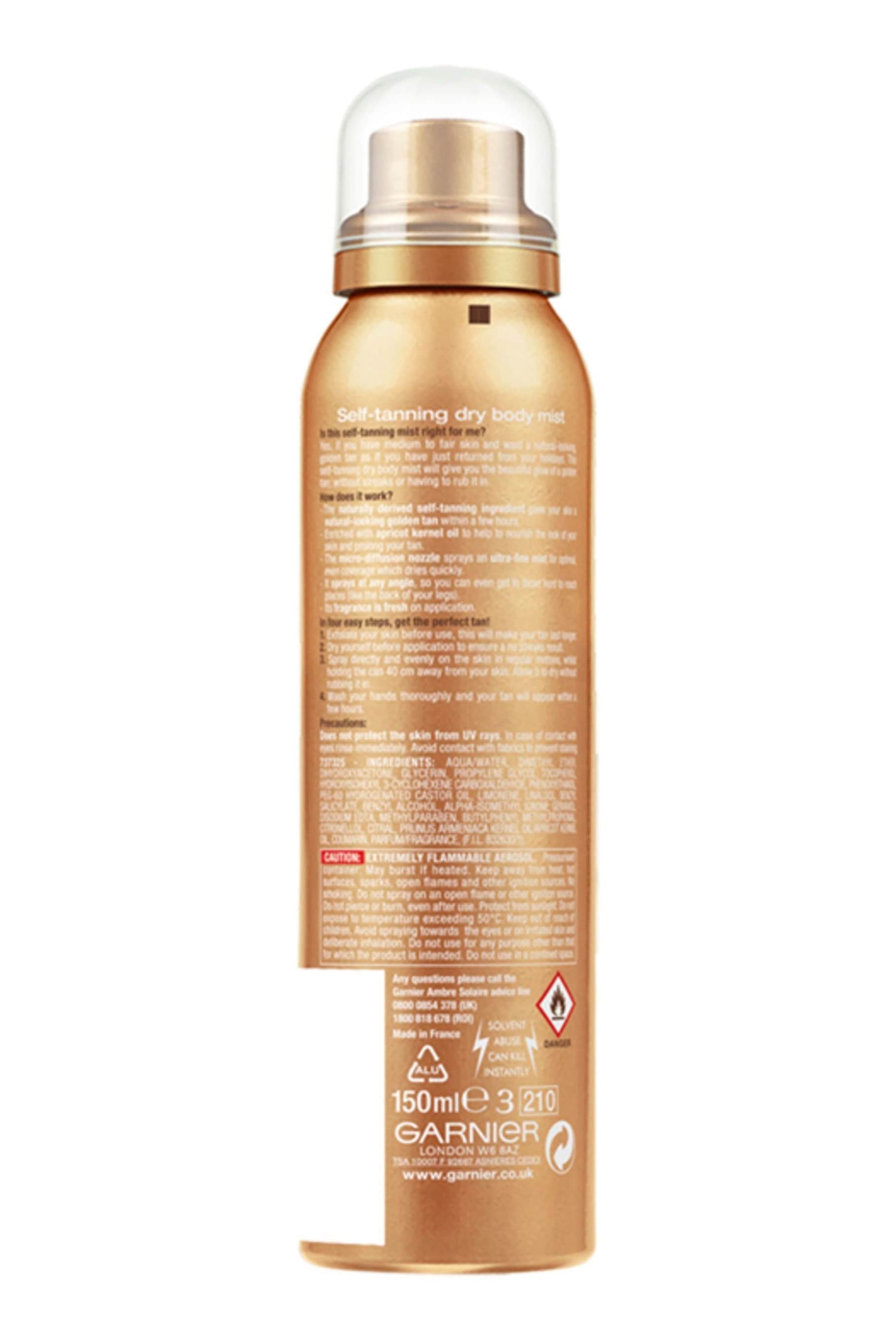 ambre solaire self tan spray