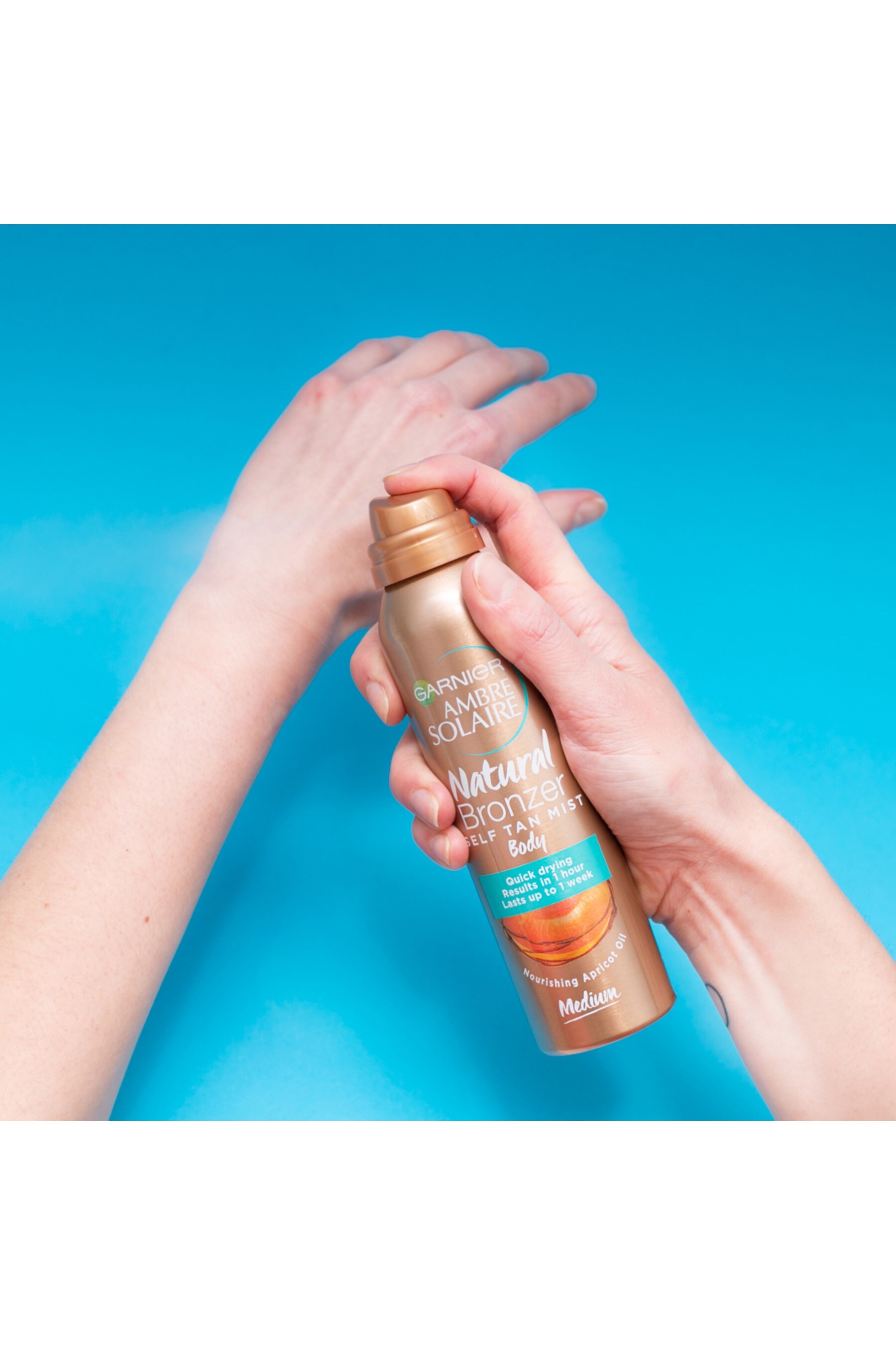 ambre solaire self tan spray