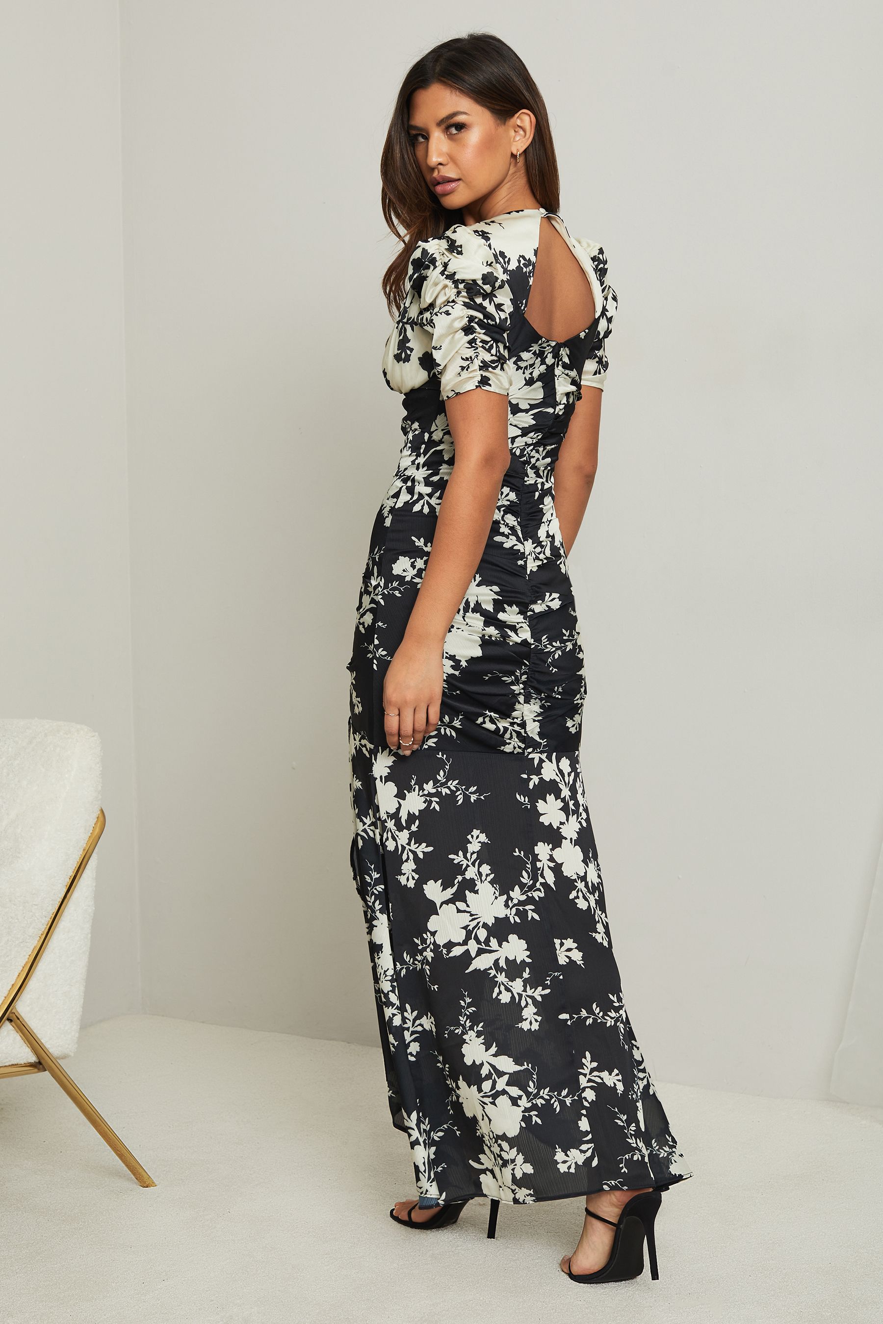 Buy Lipsy Ruched Front Maxi Dress from Next Ireland