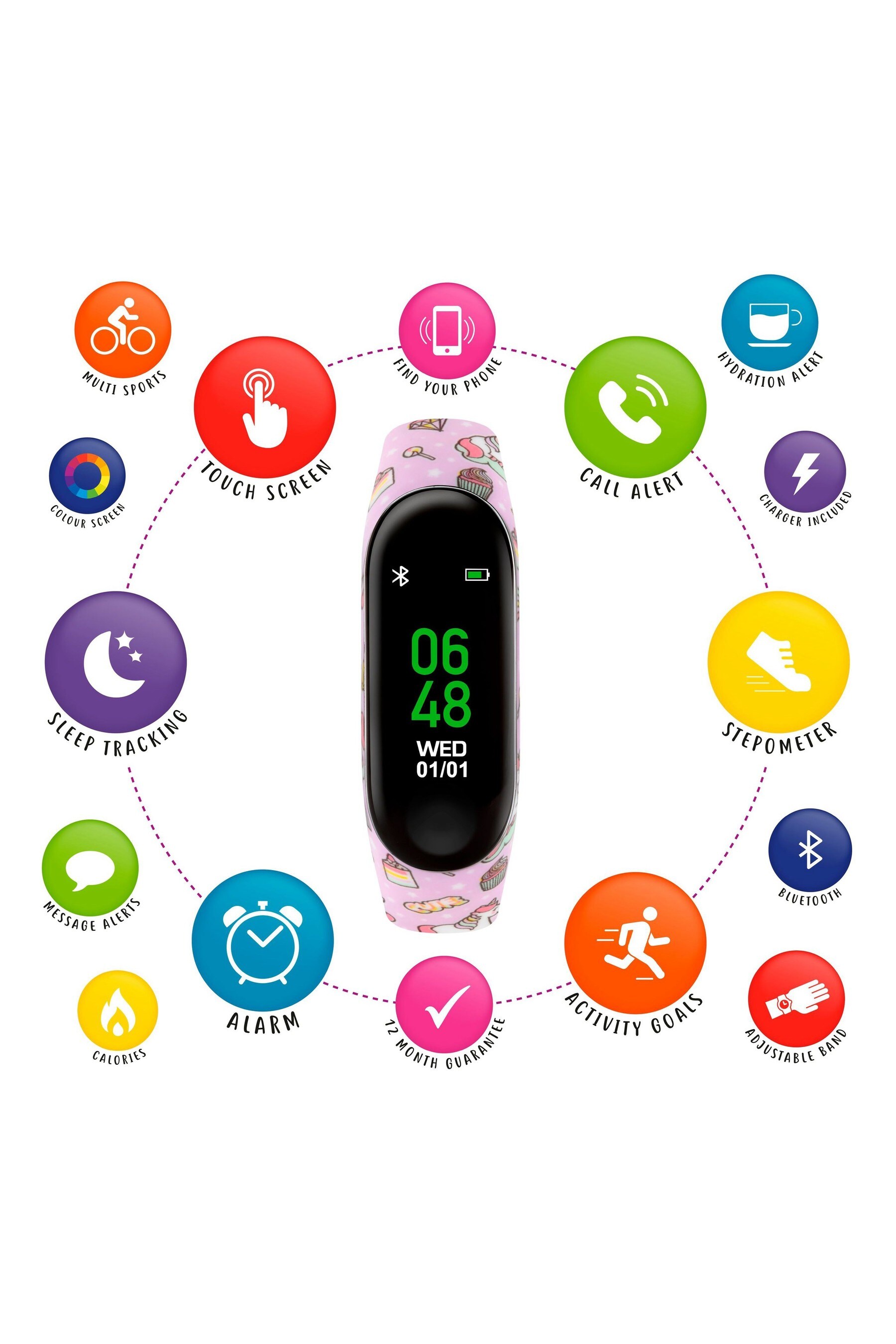 tikkers smart activity tracker watch