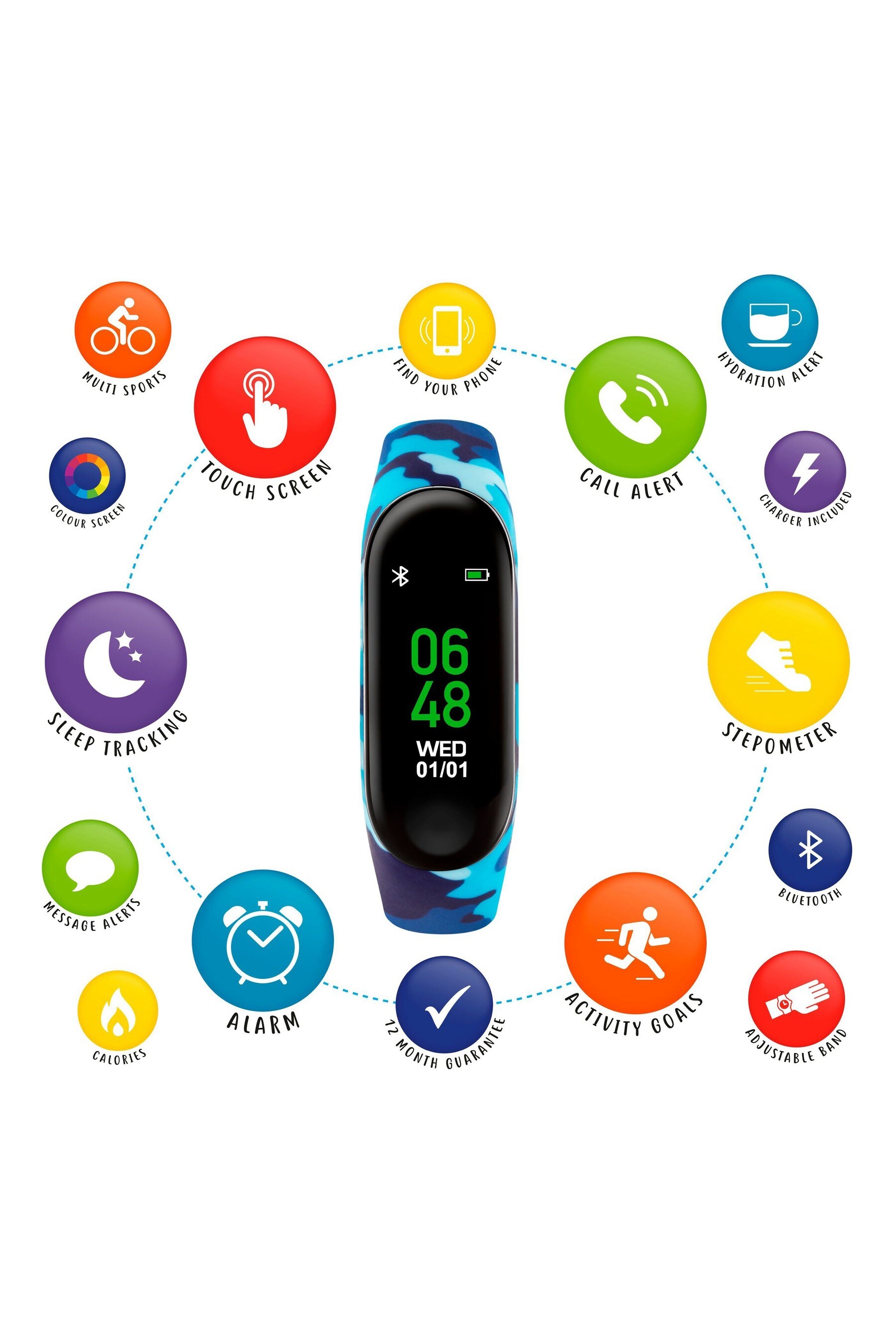 tikkers smart activity tracker watch