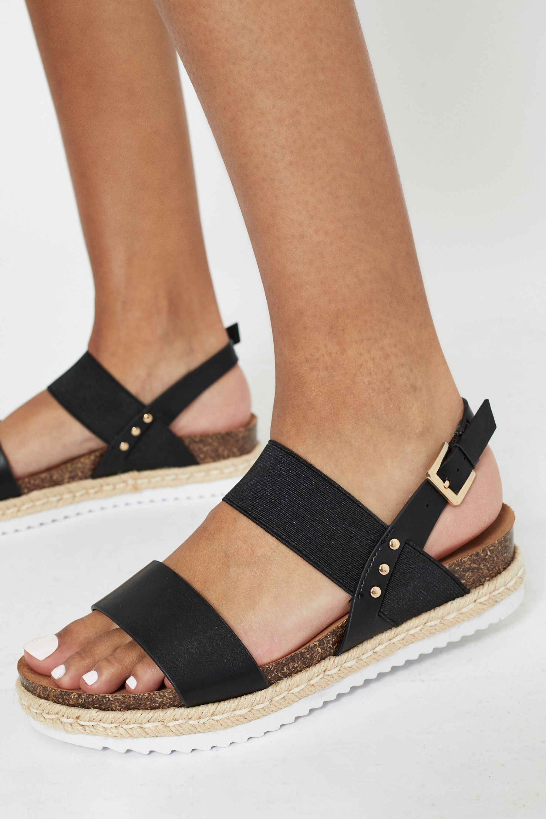 Buy Lipsy Elastic Espadrille Footbed Sandal from Next Ireland