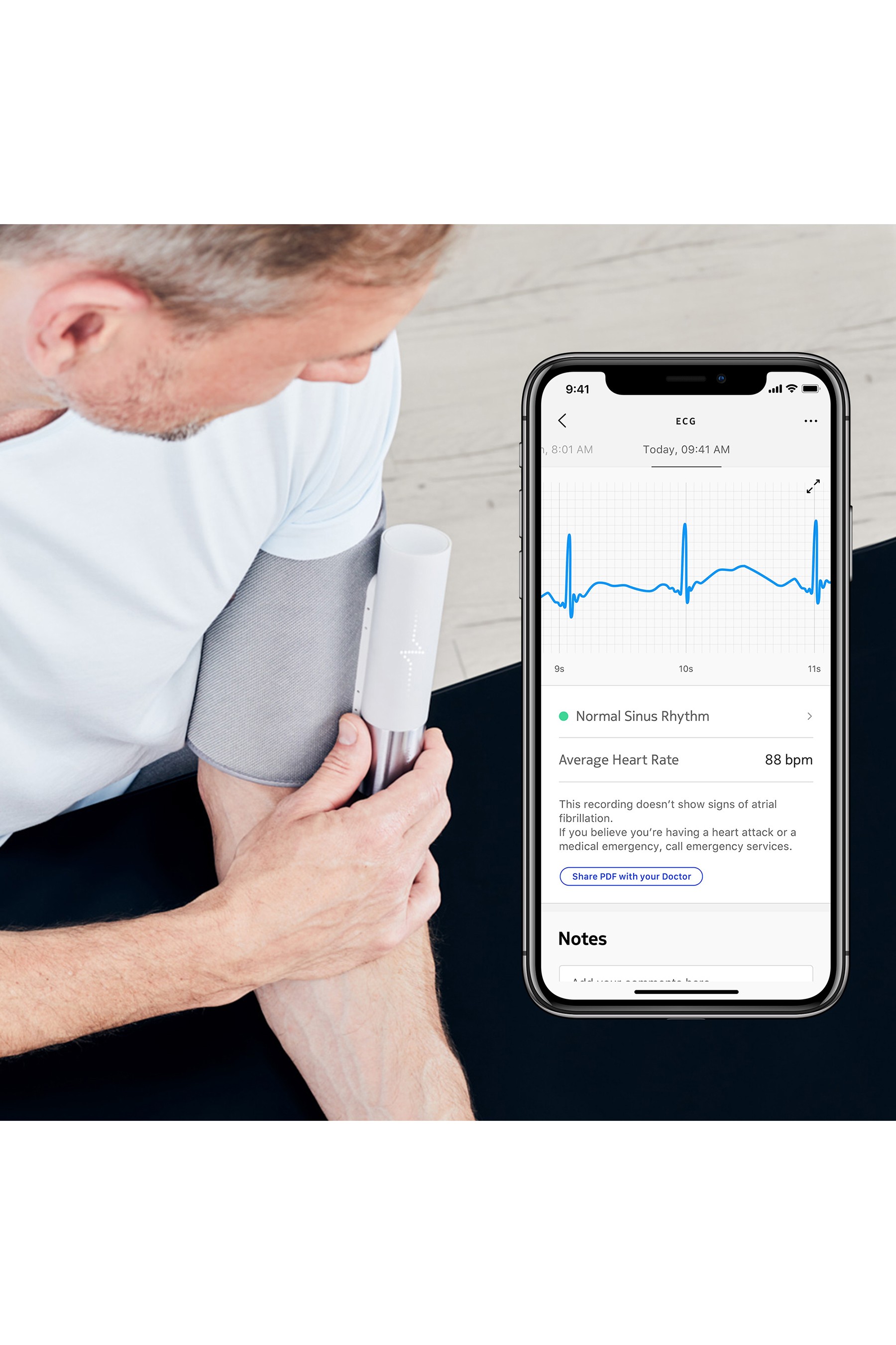 Buy Withings BPM Core, Smart blood pressure monitor with ECG & digital