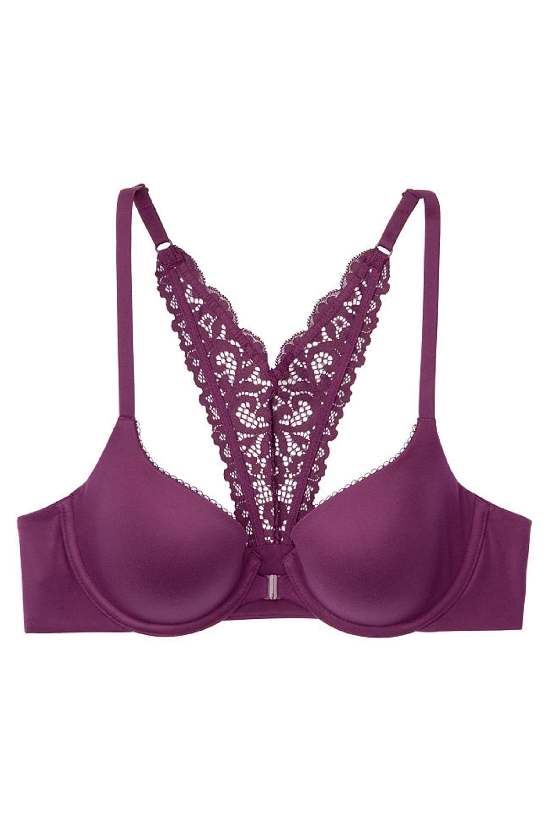 Buy Victoria's Secret Lace Racerback Front Closure Push Up Bra from the